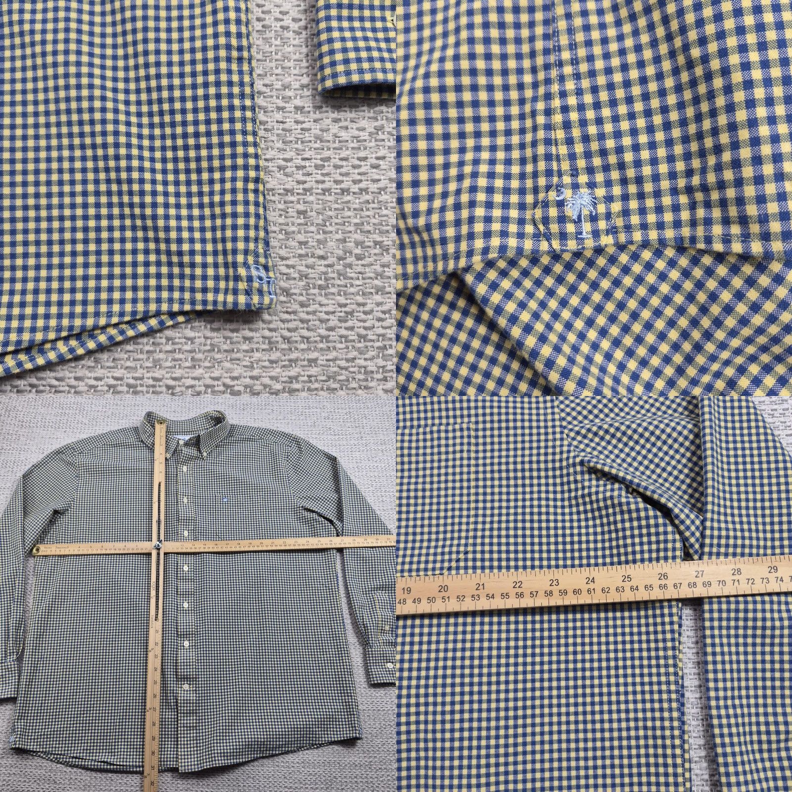 Southern Tide Southern Tide Button Up Shirt Mens 2XL Blue Check Long Sleeve Size US XXL / EU 58 / 5 - 8 Thumbnail