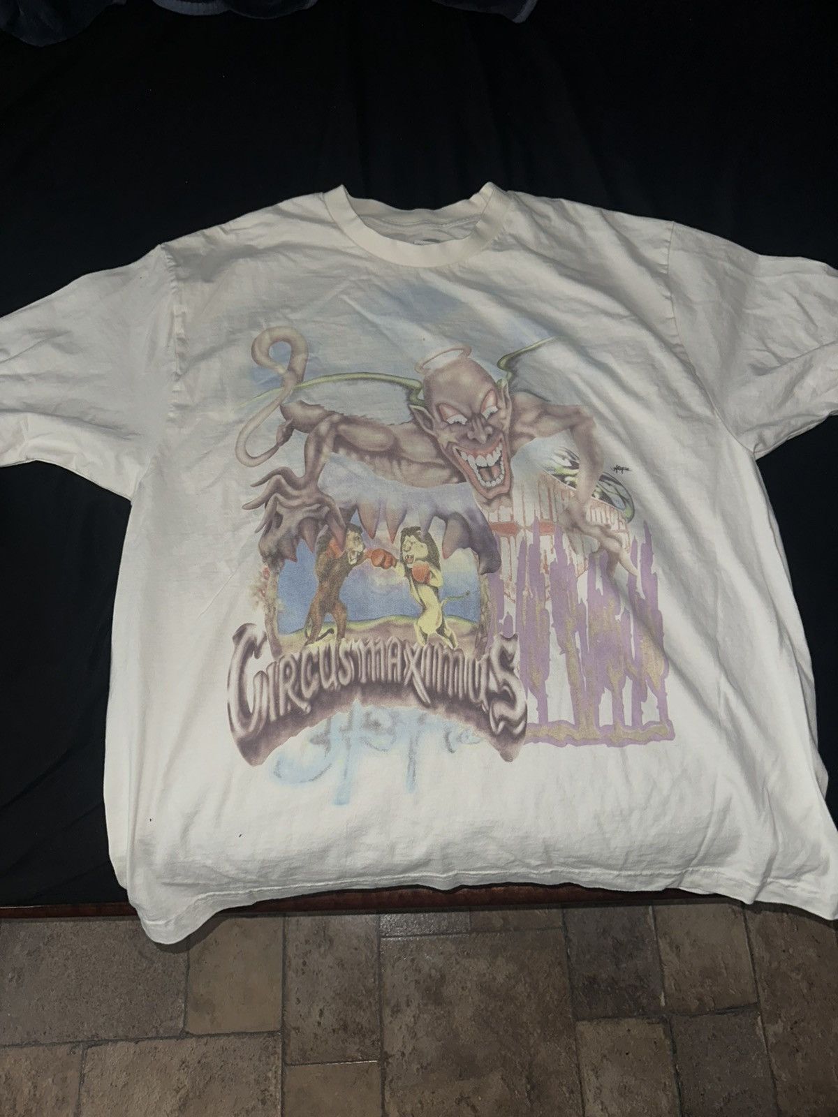 Travis Scott Travis Scott Utopia Circus Maximus 2024 Tour III Tee Size US XXL / EU 58 / 5 - 1 Thumbnail