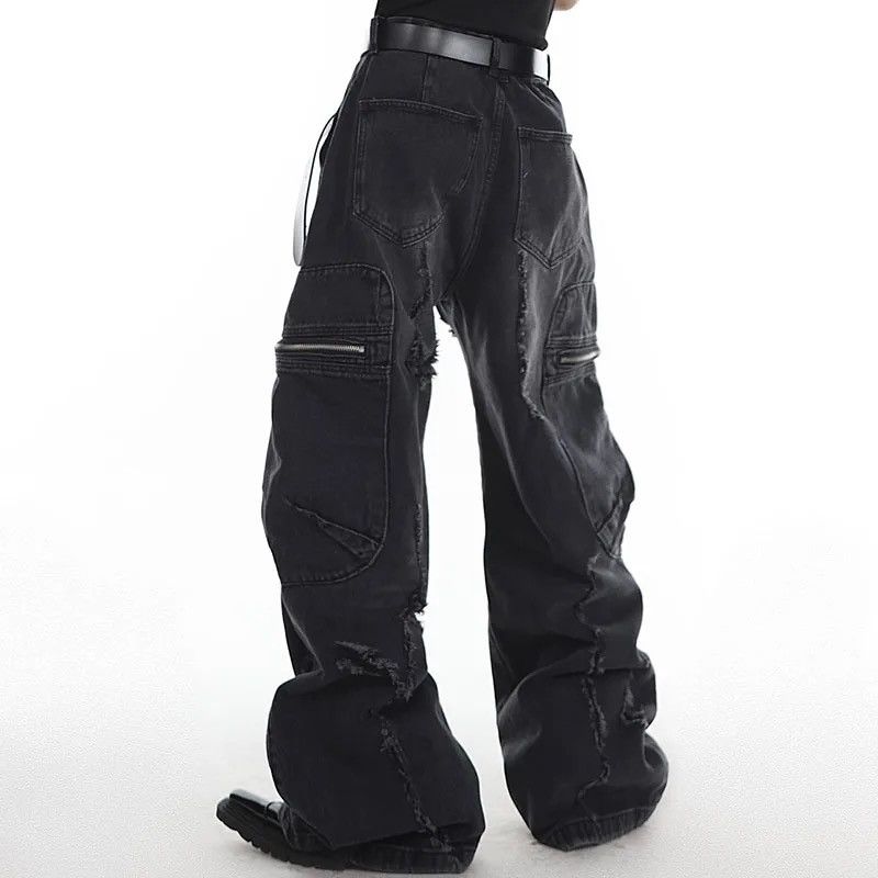 Japanese Brand Vintage style jeans with pockets tight-fitting fashion Size US 32 / EU 48 - 2 Thumbnail