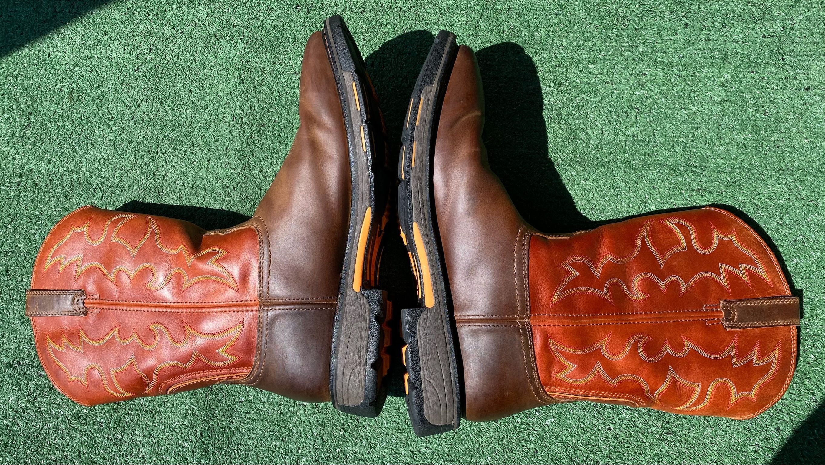Ariat Ariat Workhog Leather Square Soft Toe Western Work Boots 13D Size US 13 / EU 46 - 8 Thumbnail