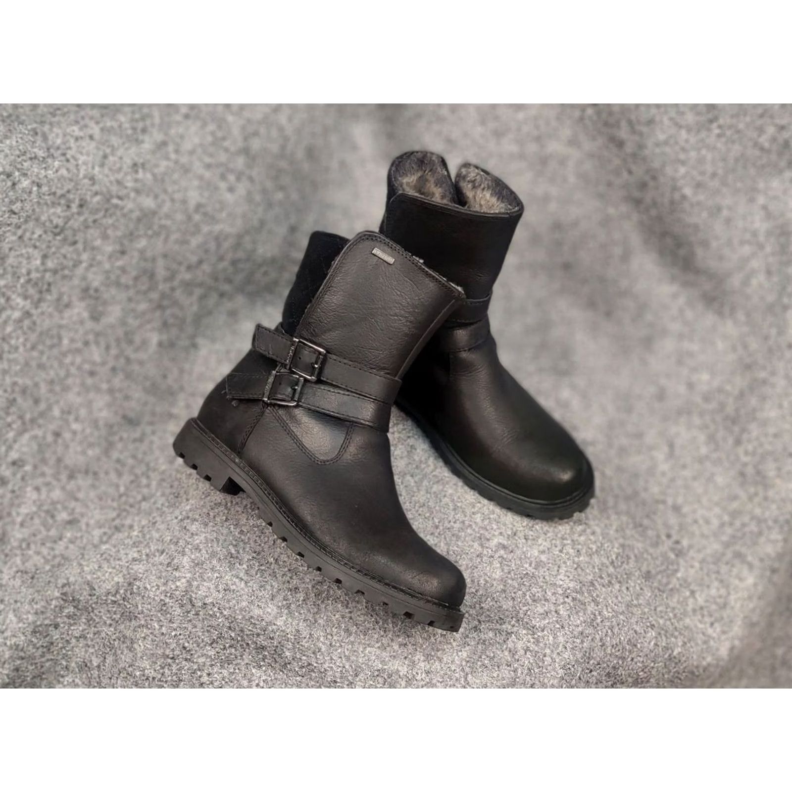 Barbour Barbour Sycamore Black Leather Waterproof Fur Lined Ankle Boots Barbour Sycamore Leather Waterproof Fur Lined Ankle Boots Size US 7 / IT 37 - 3 Thumbnail