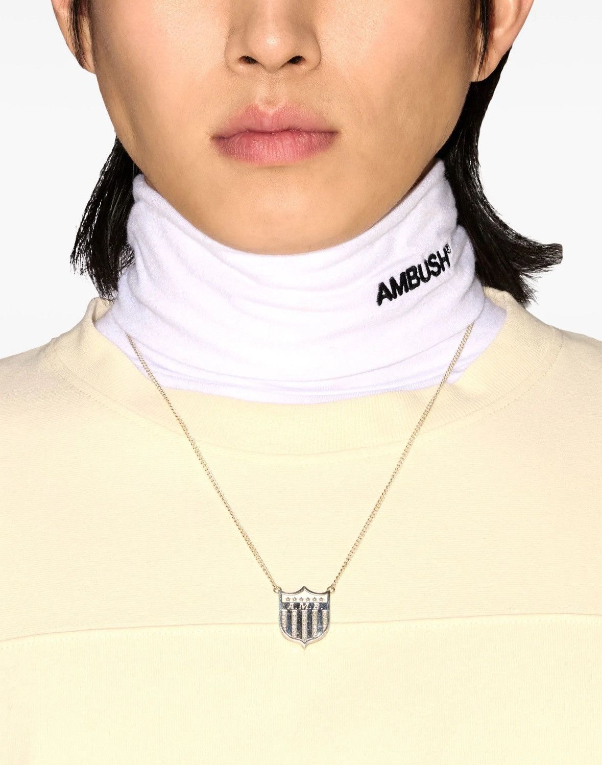 Ambush Design AMBUSH varsity shield pendant necklace made in japan Size ONE SIZE - 1 Thumbnail