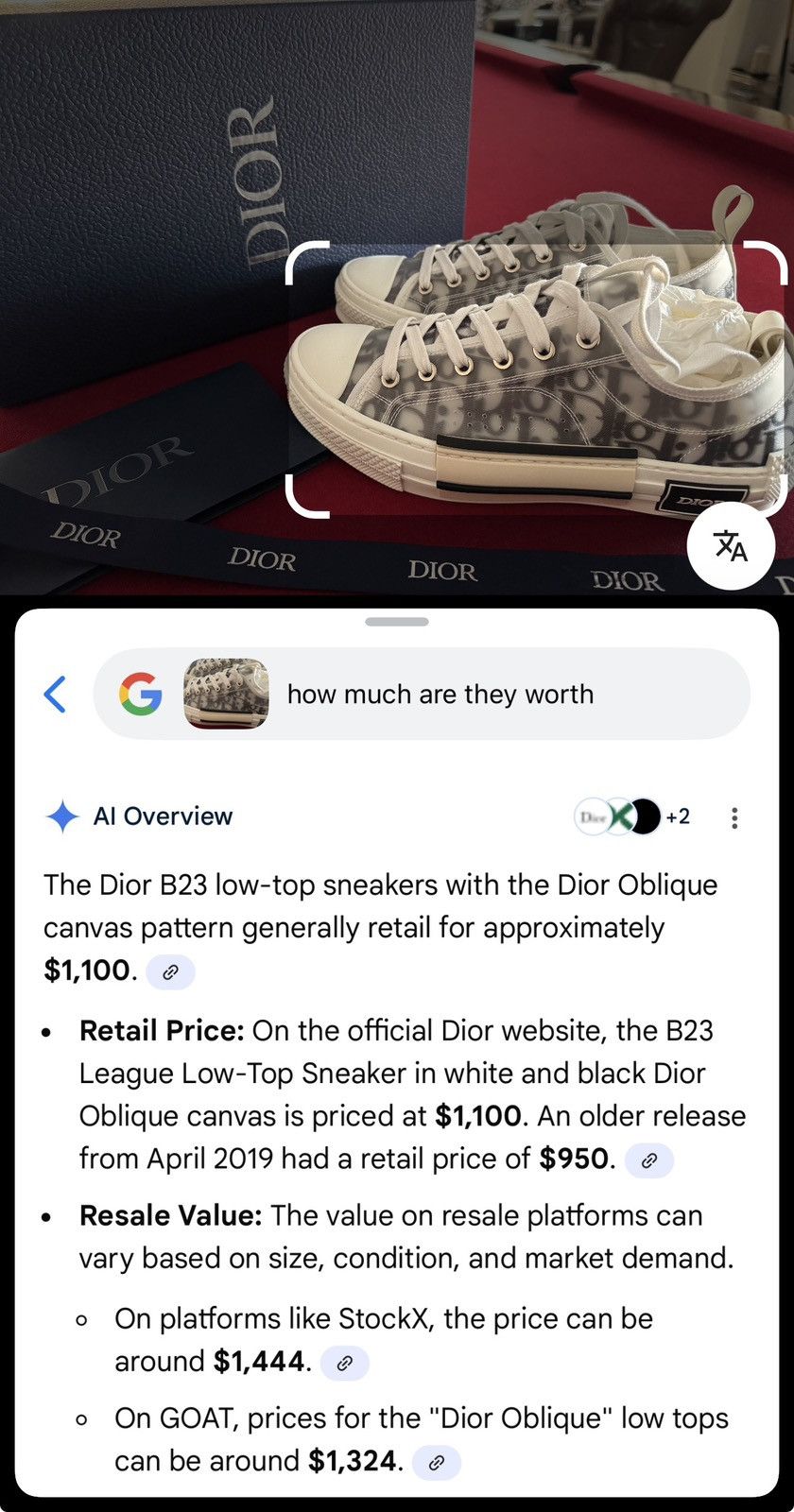 Dior Dior Low-Top Sneaker B23 League Size US 8.5 / IT 38.5 - 7 Thumbnail