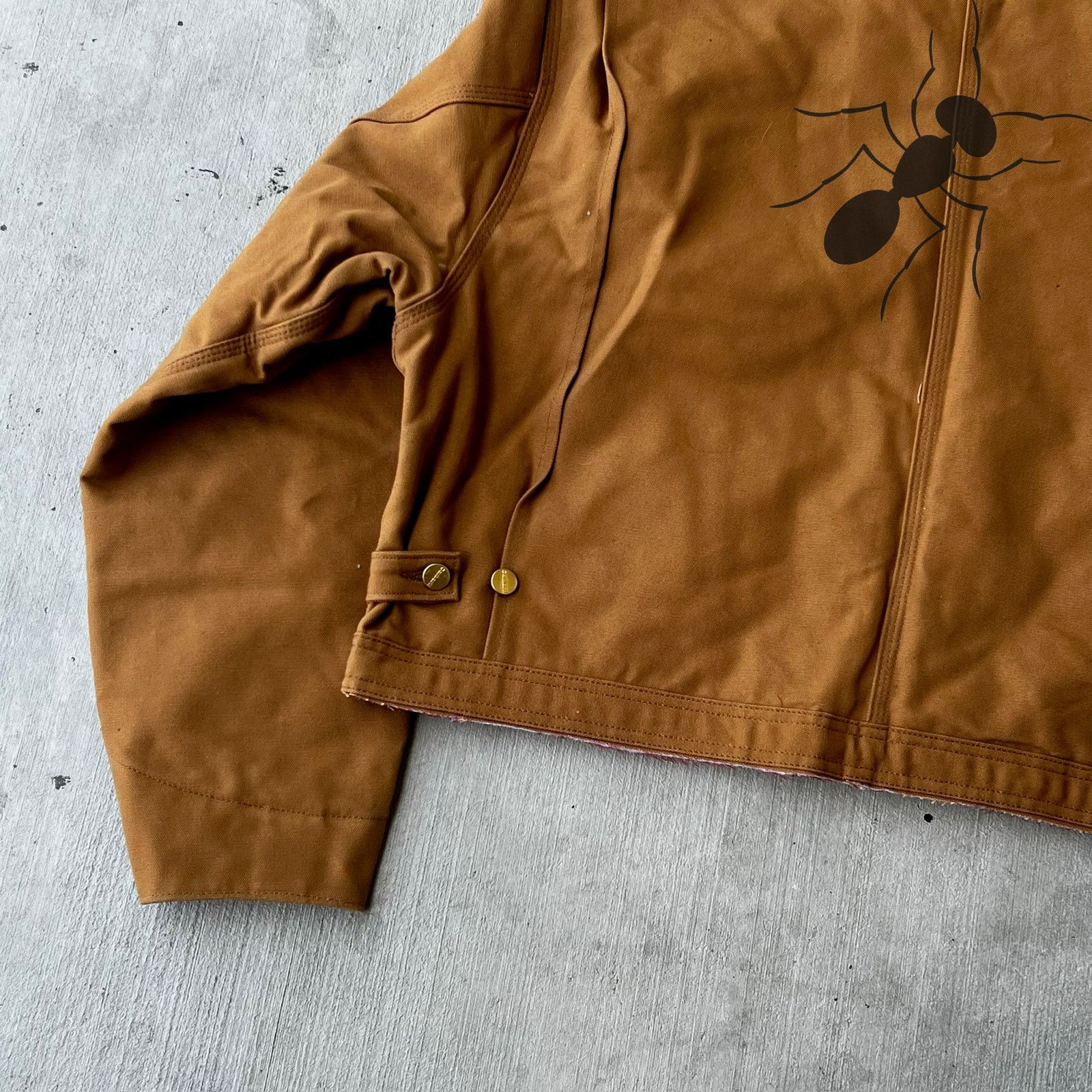 Carhartt × Vintage Carhartt brown cropped Detroit style work wear jacket Size US XXL / EU 58 / 5 - 8 Thumbnail