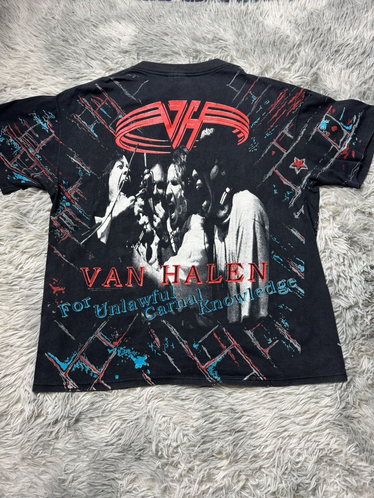 Vintage Vintage Van Halen 1991 OVP Size US XL / EU 56 / 4 - 6 Thumbnail