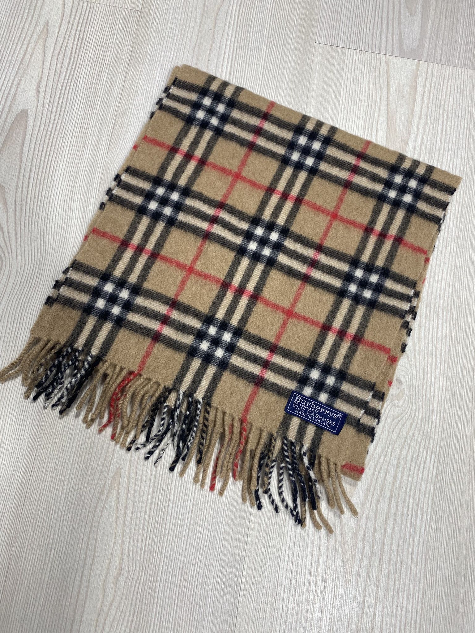 Burberry Burberry London Scarf Nova Check - 100% Cashmere Size ONE SIZE - 2 Thumbnail