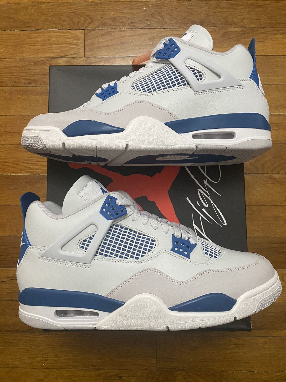 Jordan Brand × Nike Size 11.5 - Jordan 4 Retro Military Blue Men's Size US 11.5 / EU 44-45 - 2 Thumbnail