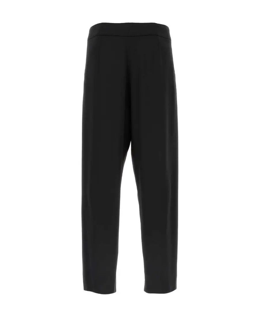Saint Laurent Paris o1s1wg110225 733675 Jogging Satin Pant in Noir Size US 28 / EU 44 - 2 Thumbnail