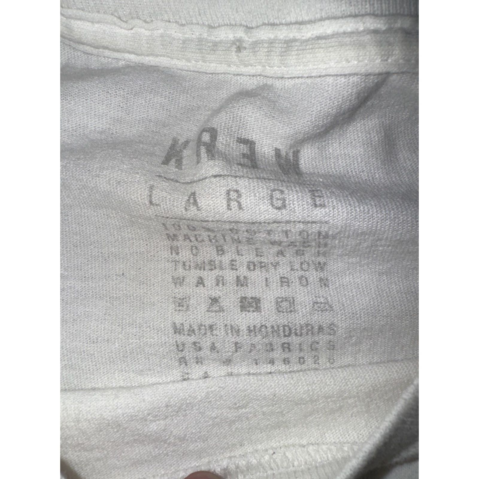 Krewe Krew Kalifornia Rose Long Sleeve T-Shirt White Large 21x26 Mens Crew Neck Graphic Print Streetwear Skate Tee Size US L / EU 52-54 / 3 - 6 Thumbnail