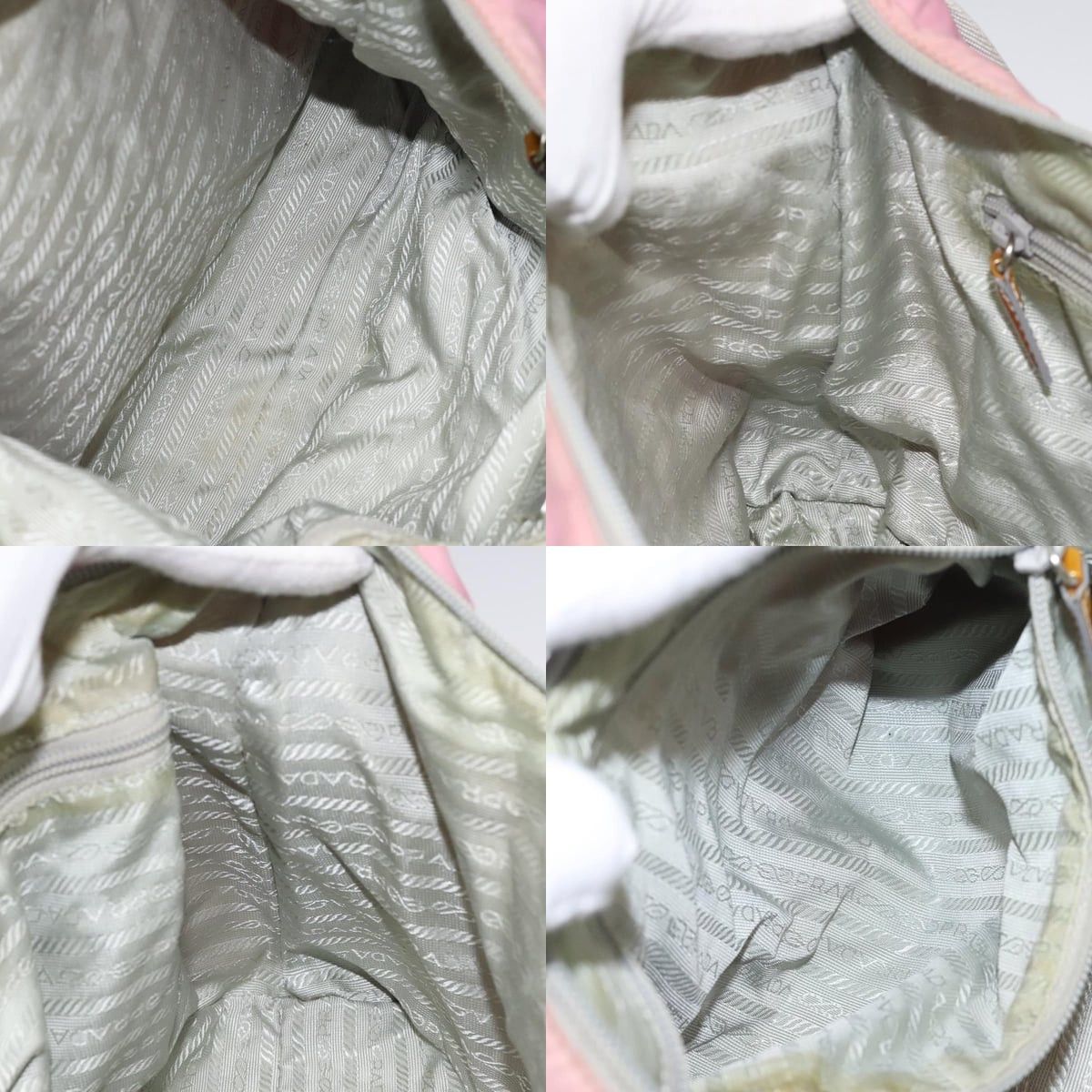 Prada PRADA Shoulder Bag Nylon Pink Silver Size ONE SIZE - 12 Thumbnail