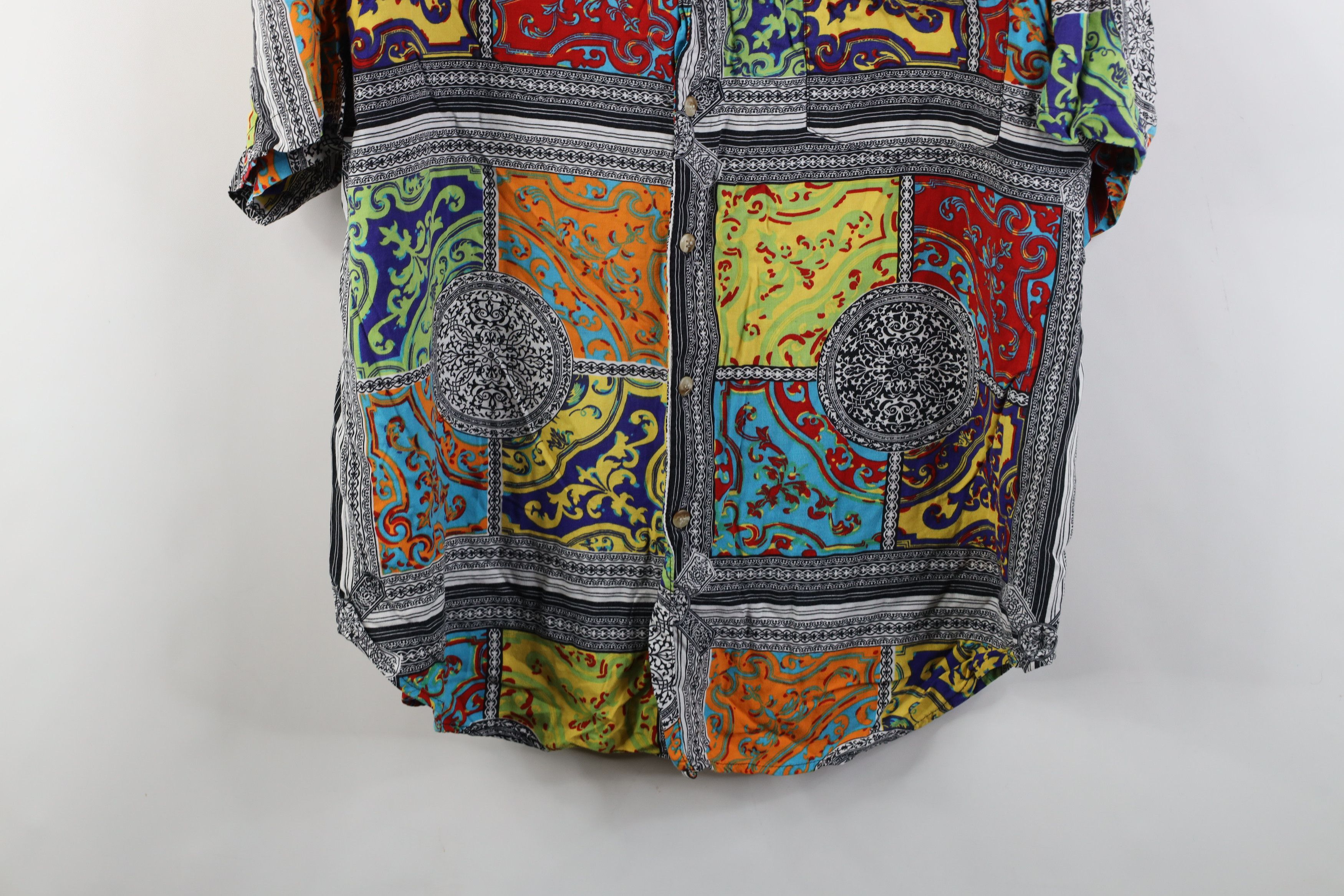 UNIONBAY Vintage 90s Unionbay Surfing Geometric Button Shirt Size US L / EU 52-54 / 3 - 3 Thumbnail