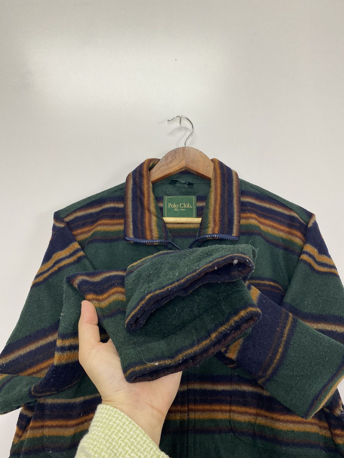Beverly Hills Polo Club × Vintage Vintage 90’s Polo Club Fleece Jacket Size US M / EU 48-50 / 2 - 9 Thumbnail