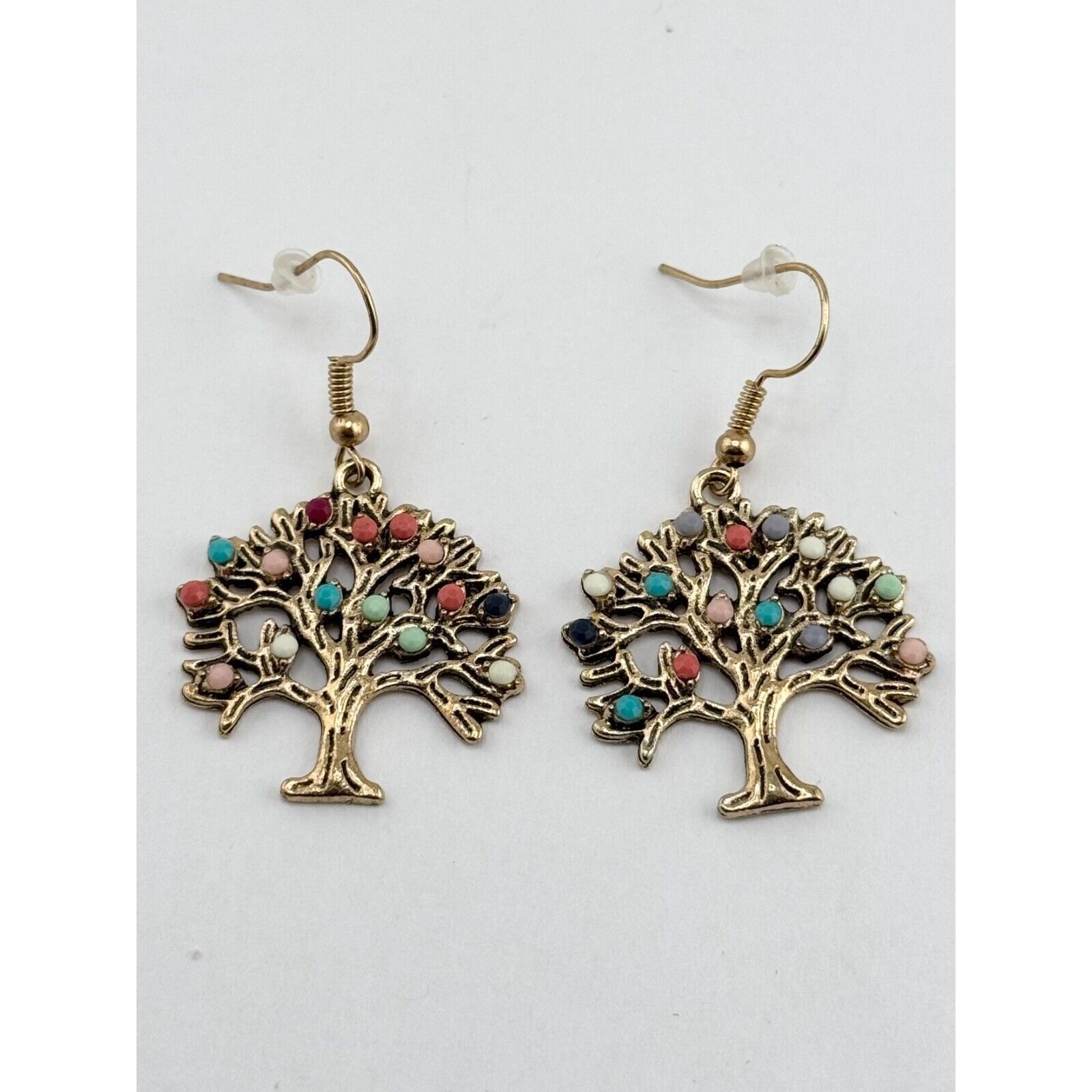 Other Jeweled tree of life dangle earrings Size ONE SIZE - 2 Thumbnail