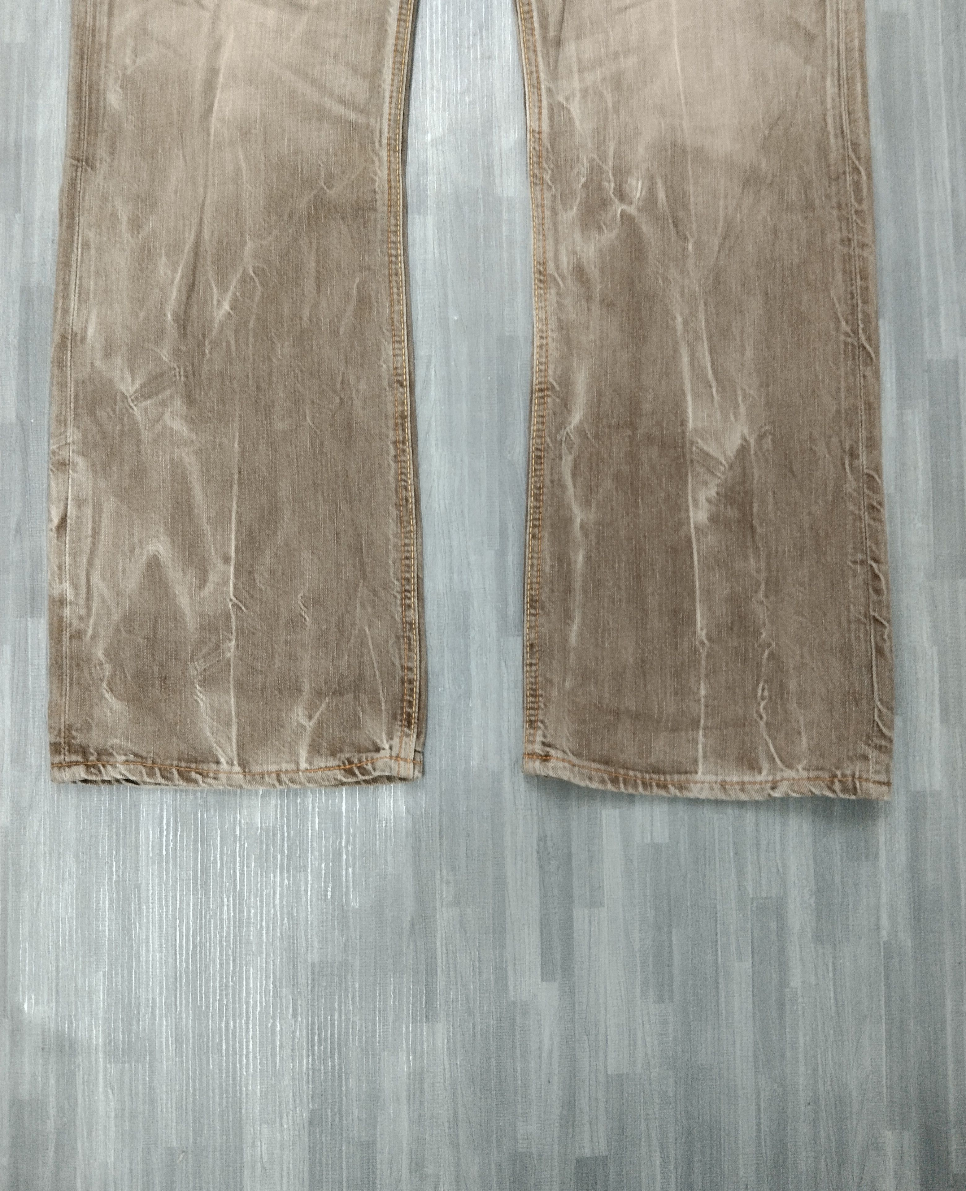 Edwin 🔥INSANE 90s SICK WASHED BROWN EDWIN🇯🇵DENIM PANTS Size US 32 / EU 48 - 6 Thumbnail