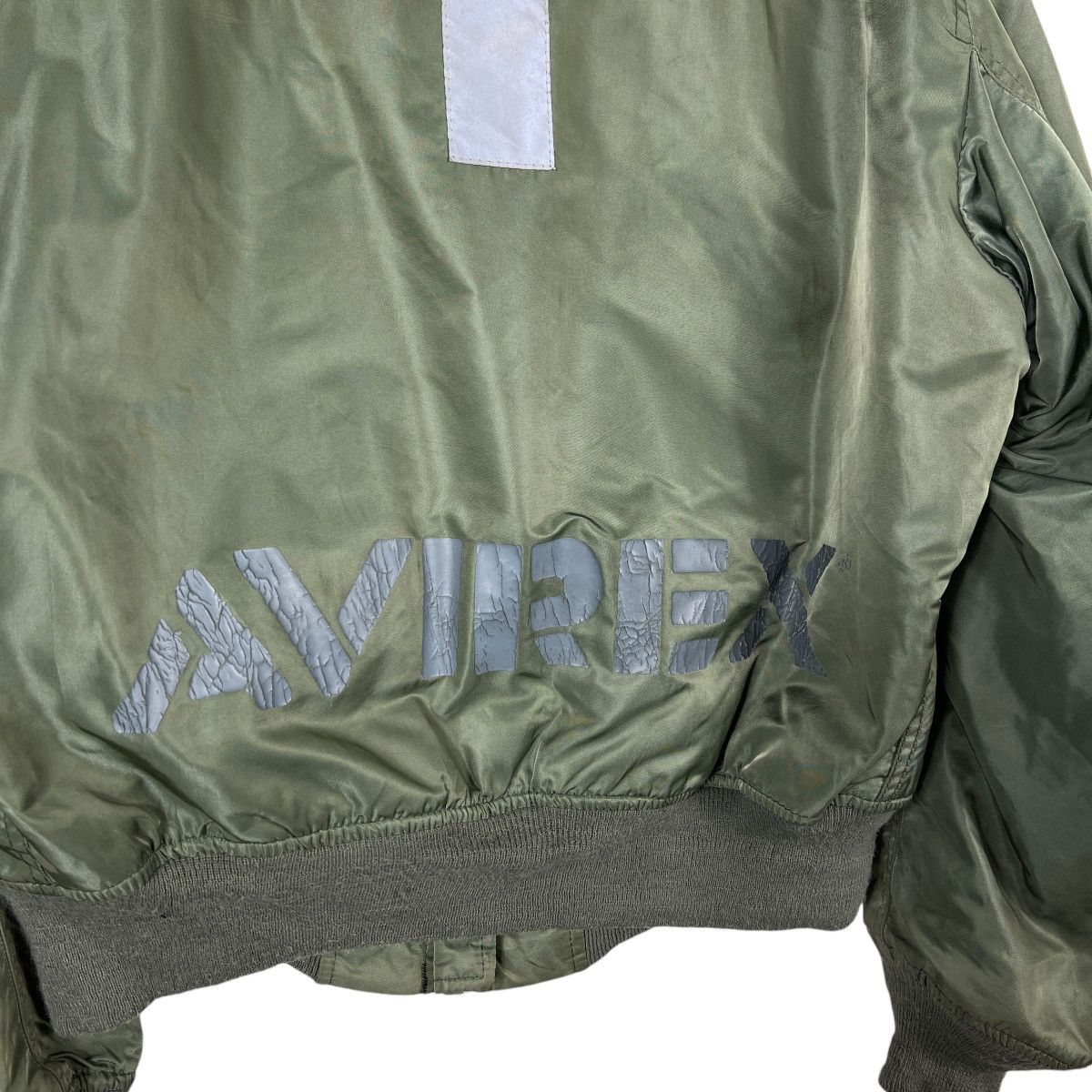 Avirex 🔥 VINTAGE AVIREX MA-1 REVERSIBLE BOMBER JACKET MADE IN USA Size US L / EU 52-54 / 3 - 9 Thumbnail