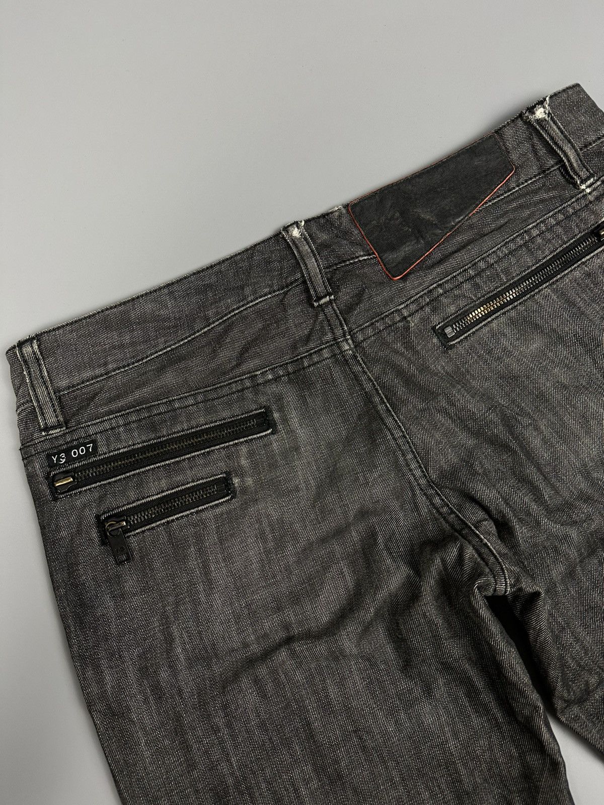 Designer × Yohji Yamamoto Y-3 007 Yohji Yamamoto Black Denim Size US 32 / EU 48 - 11 Thumbnail