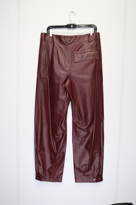 Bottega Veneta Smooth Nappa Trousers in OX Blood Size US 32 / EU 48 - 7 Thumbnail
