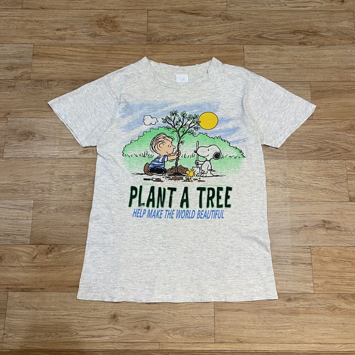 Cartoon Network 1952-1966 Vintage Peanuts Plant A Tree Tshirt Size US M / EU 48-50 / 2 - 1 Thumbnail
