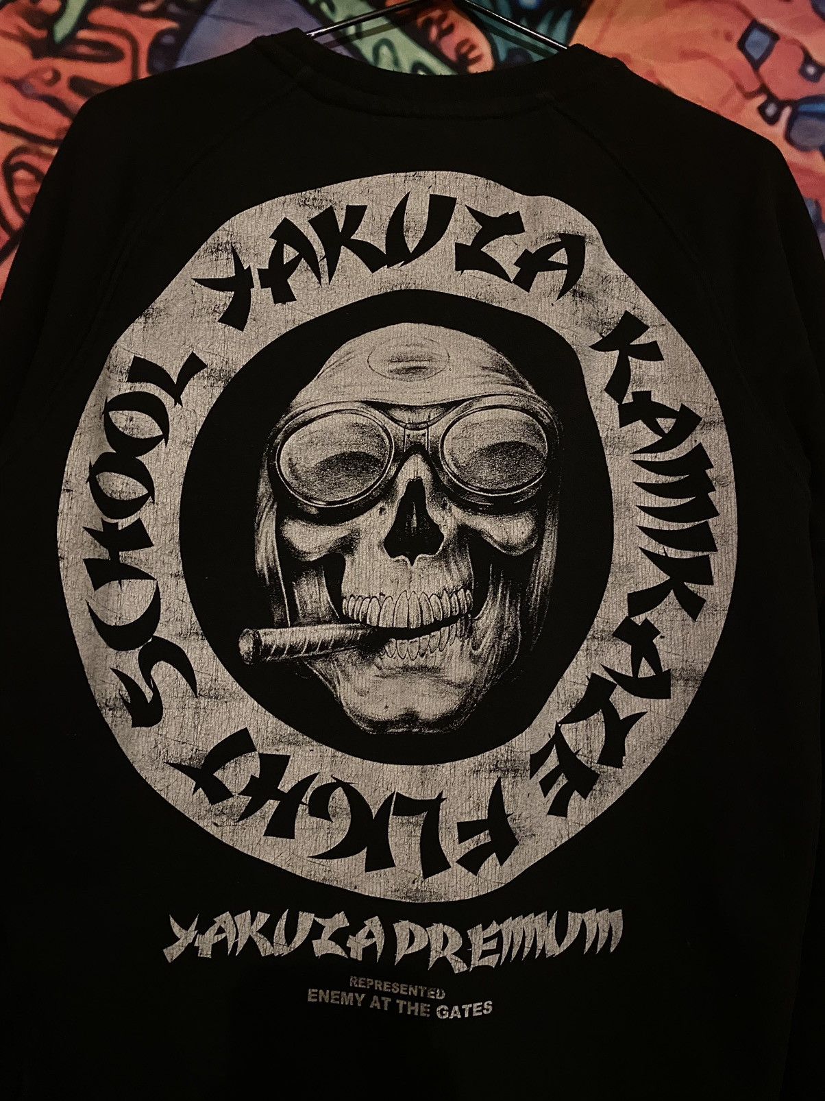 Japanese Brand Vintage Japanese Yakuza Ninja Tattoo Full Print Sweatshirt Size US M / EU 48-50 / 2 - 3 Thumbnail