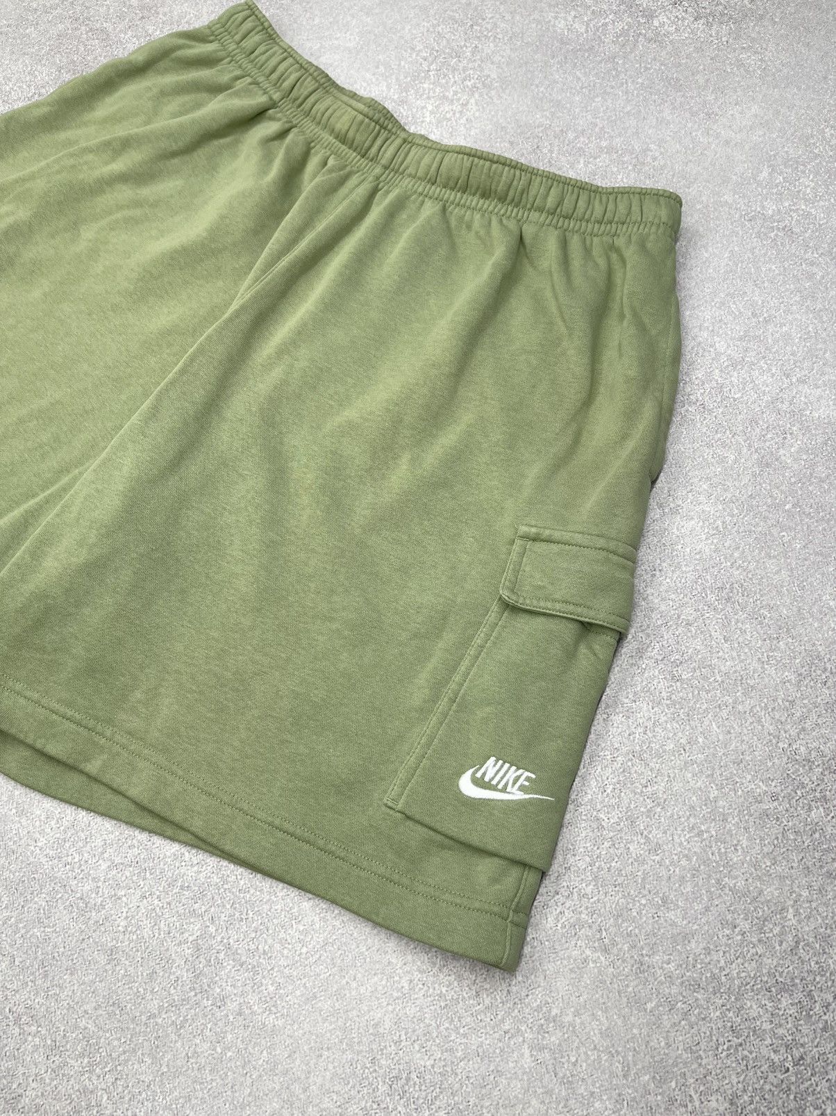 Jordan Brand Mens Nike Cargo Shorts Green Drill Y2K ACG TN Size US 36 / EU 52 - 4 Thumbnail
