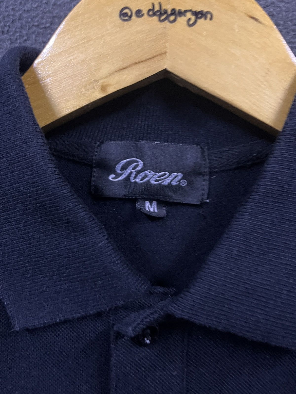 Mastermind Japan × Roen GOTHIC PUNK Y2K STYLE ROEN POLO TSHIRT Size US S / EU 44-46 / 1 - 7 Thumbnail