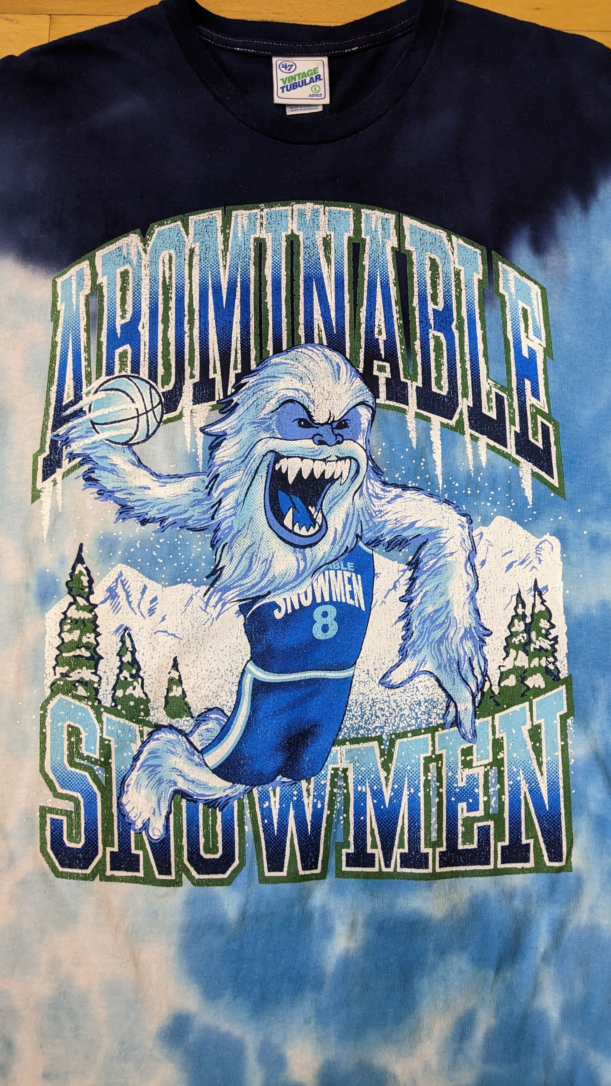 Vintage Abominable Yeti Tie-Dye T-Shirt Men’s Size L Yeti Basketball Size US L / EU 52-54 / 3 - 2 Thumbnail