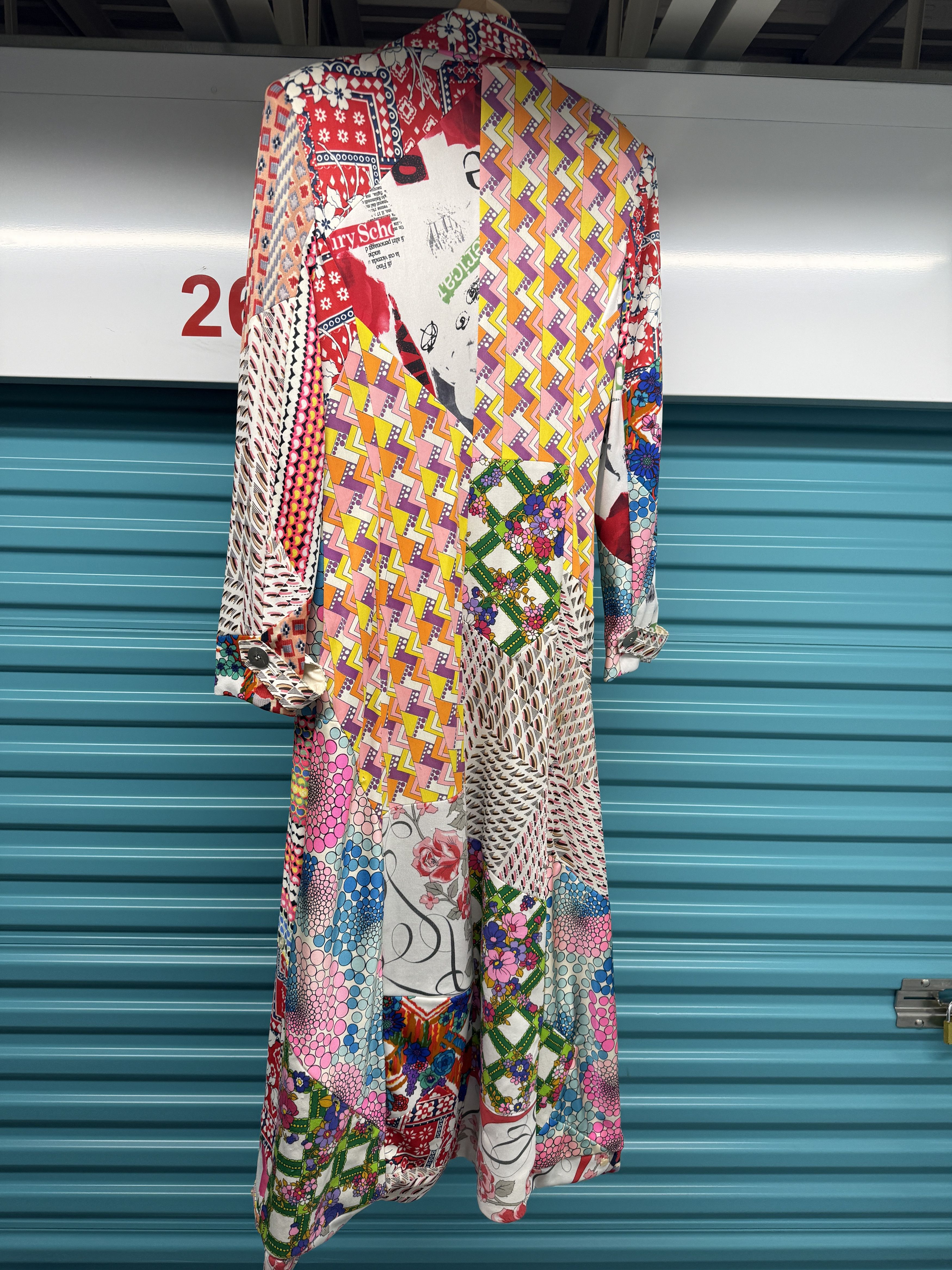 20471120 Patchwork Floral Coat Size US XS / EU 42 / 0 - 7 Thumbnail