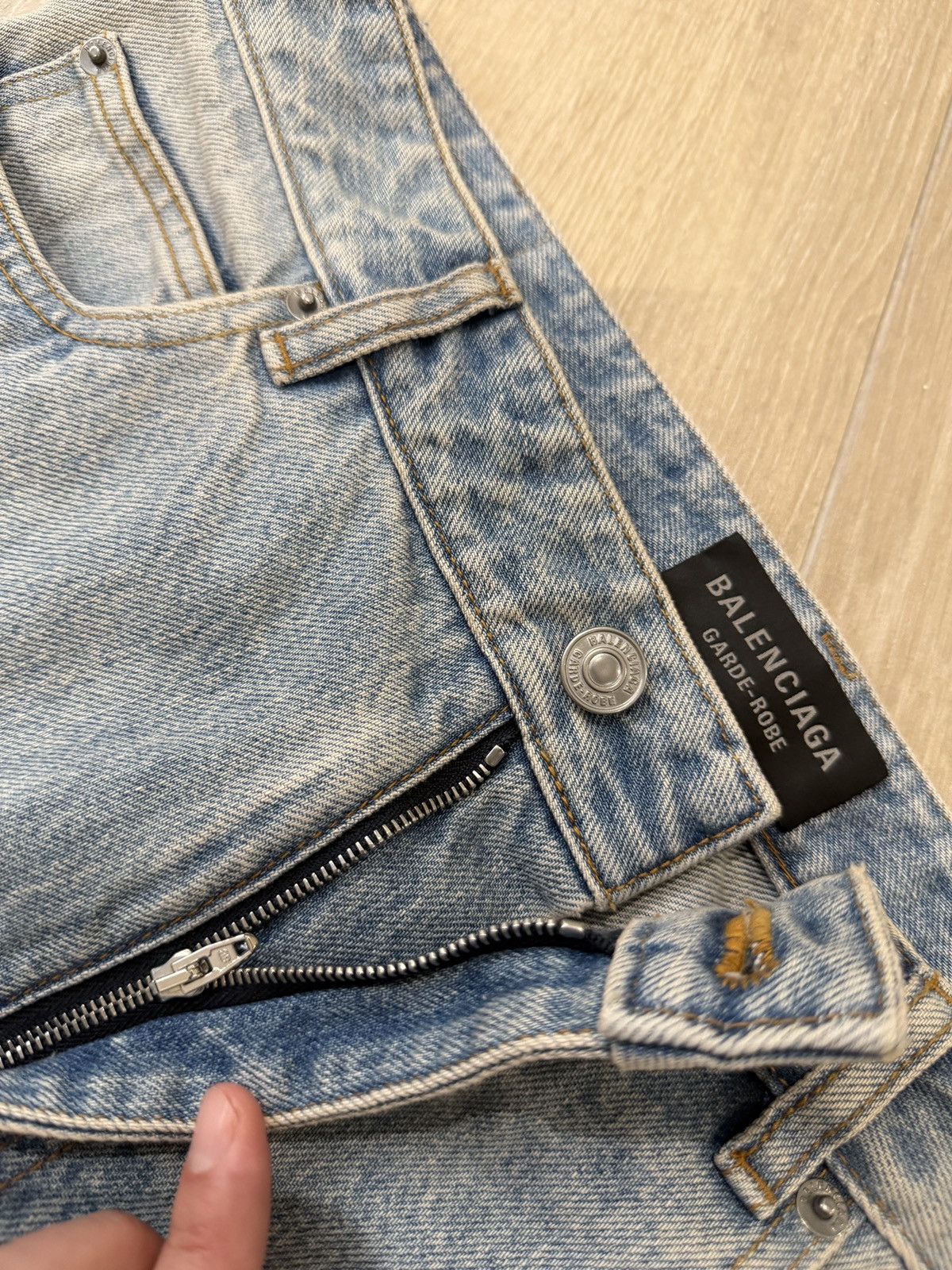 Balenciaga BB GARDE-ROBE FLARED DENIM Size US 32 / EU 48 - 3 Thumbnail