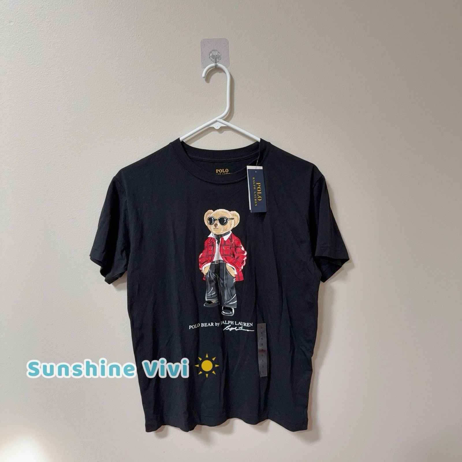 Polo Ralph Lauren NWT Limited Ralph Lauren Women's Polo Bear T-Shirt Black Size S / US 4 / IT 40 - 1 Thumbnail
