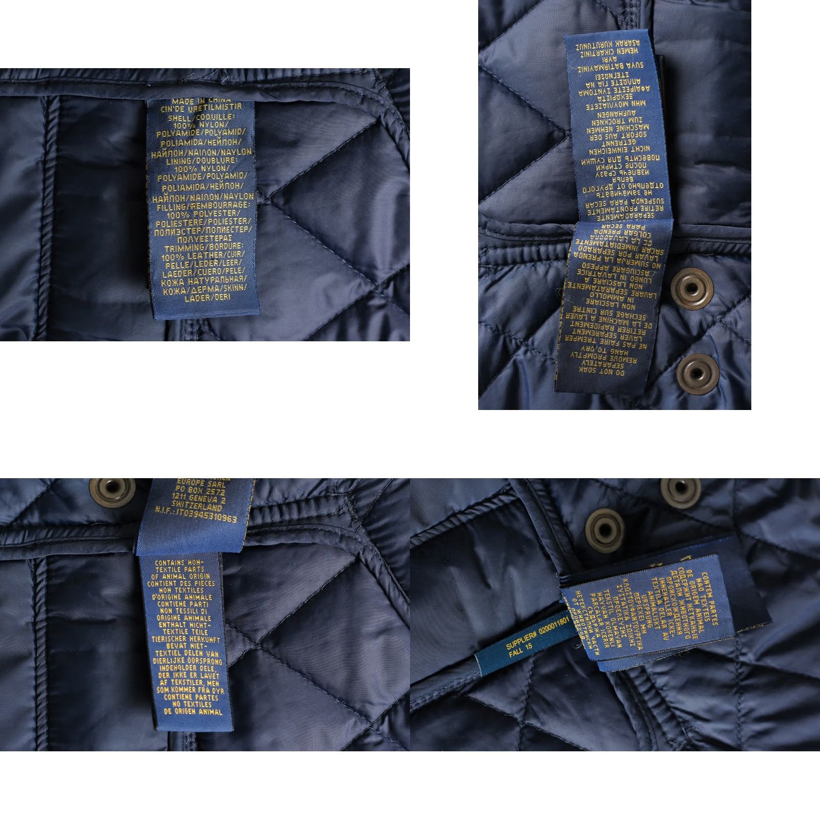 Polo Ralph Lauren POLO RALPH LAUREN Jacket Women Size L Blue Quilted MJ6008 Size L / US 10 / IT 46 - 8 Thumbnail