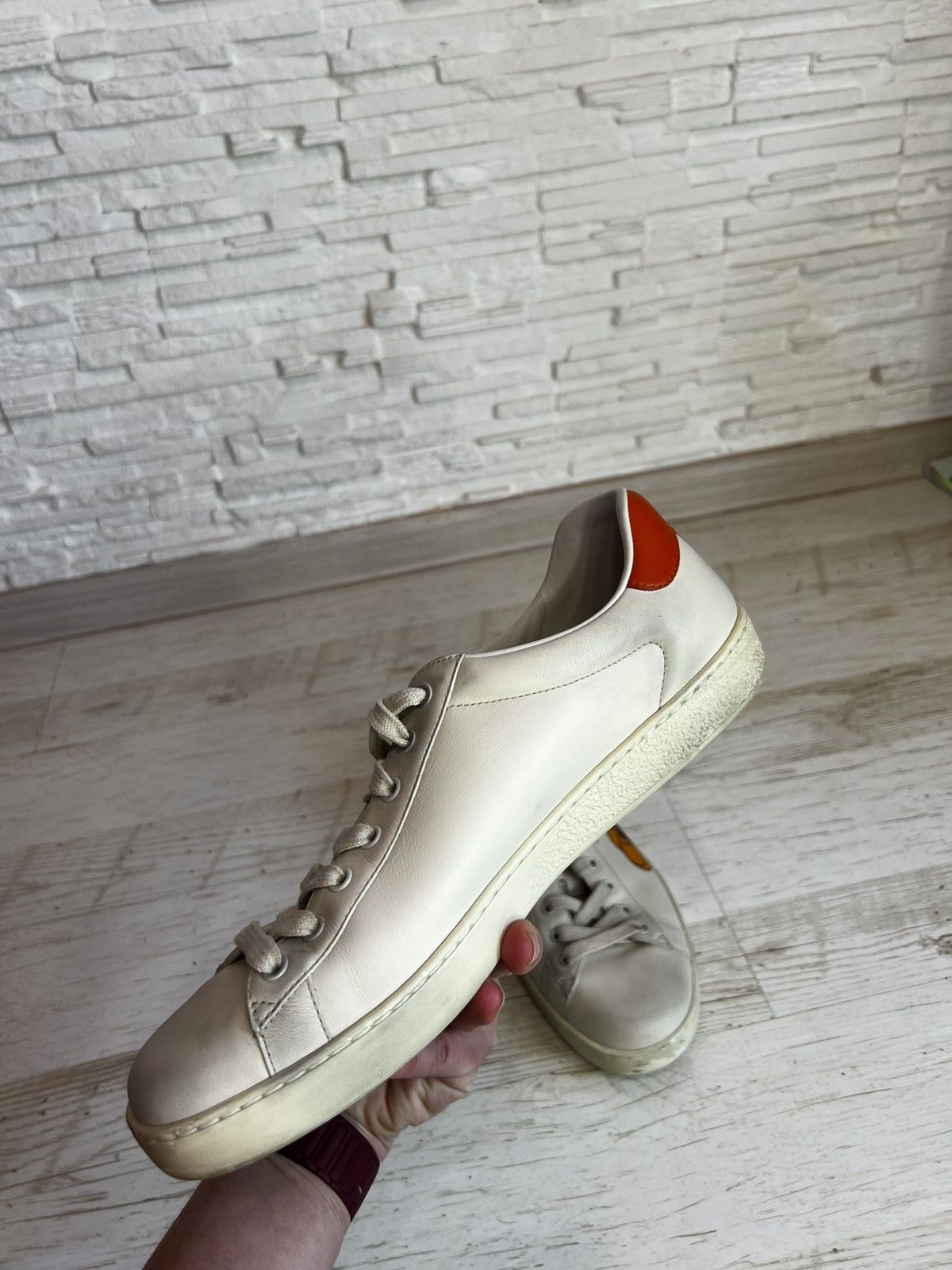 Disney × Gucci Gucci Ace x Disney Mickey Mouse Sneakers 603697 Size 43/US 9 Size US 9 / EU 42 - 9 Thumbnail