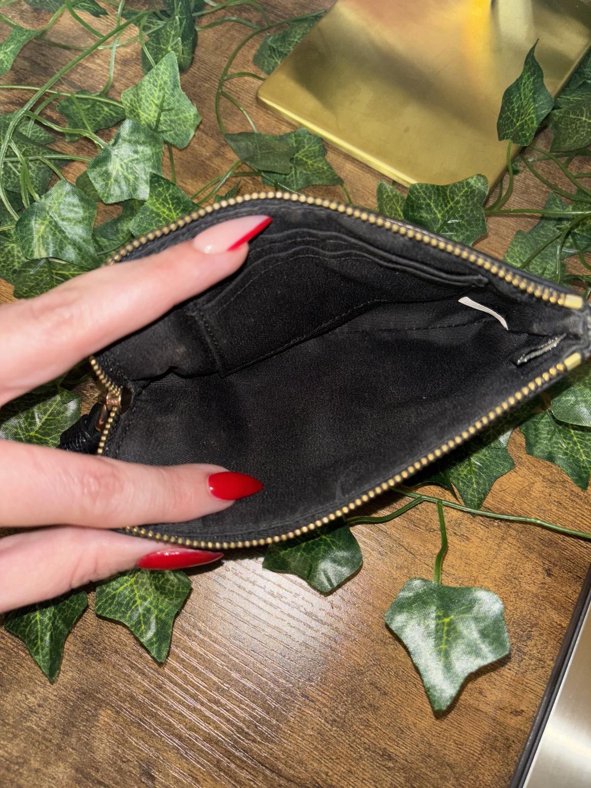 Coach Coach Black Pebbled Wristlet Size ONE SIZE - 4 Thumbnail
