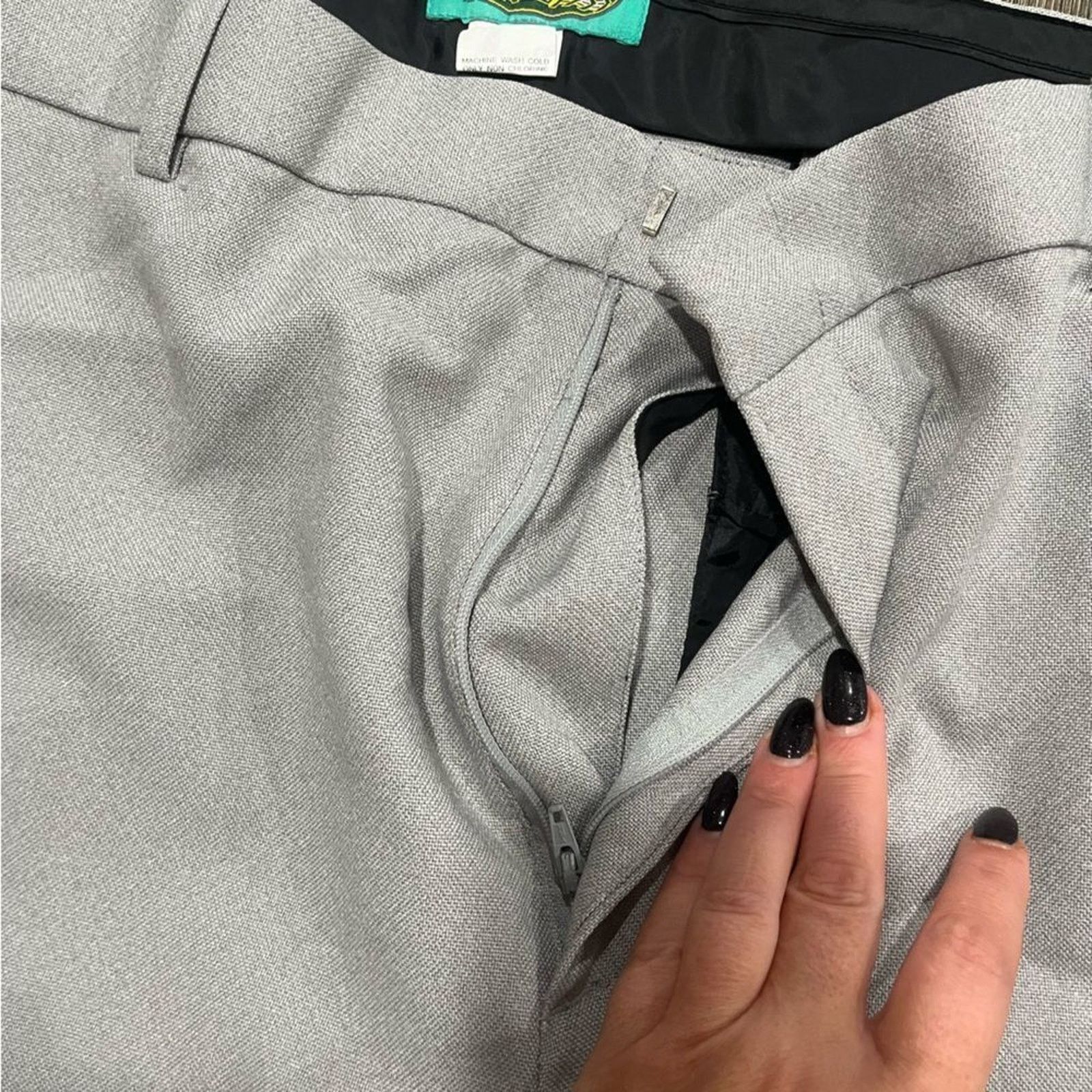 Vintage Haband's Fit-Forever Mens Dress Pants Mid Rise Size 46M Size US 44 / EU 60 - 5 Thumbnail