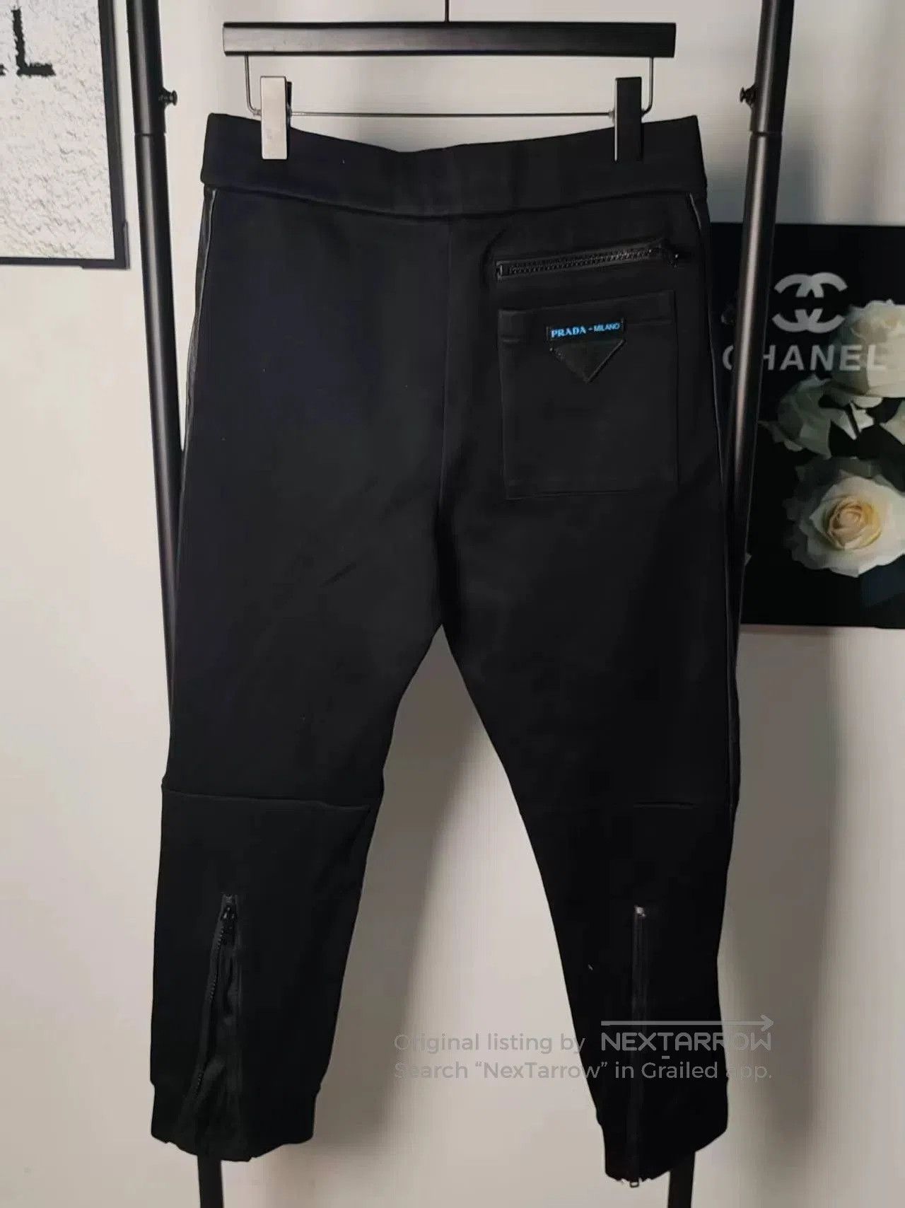 Prada Prada Triangle Logo Pants in Excellent Condition. Size US 30 / EU 46 - 2 Thumbnail