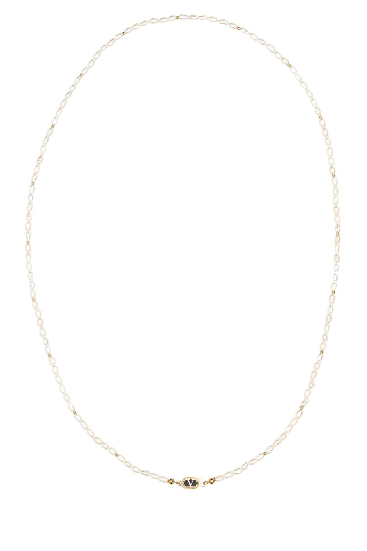 Valentino Pearls Ovalette Necklace Size ONE SIZE - 1 Thumbnail