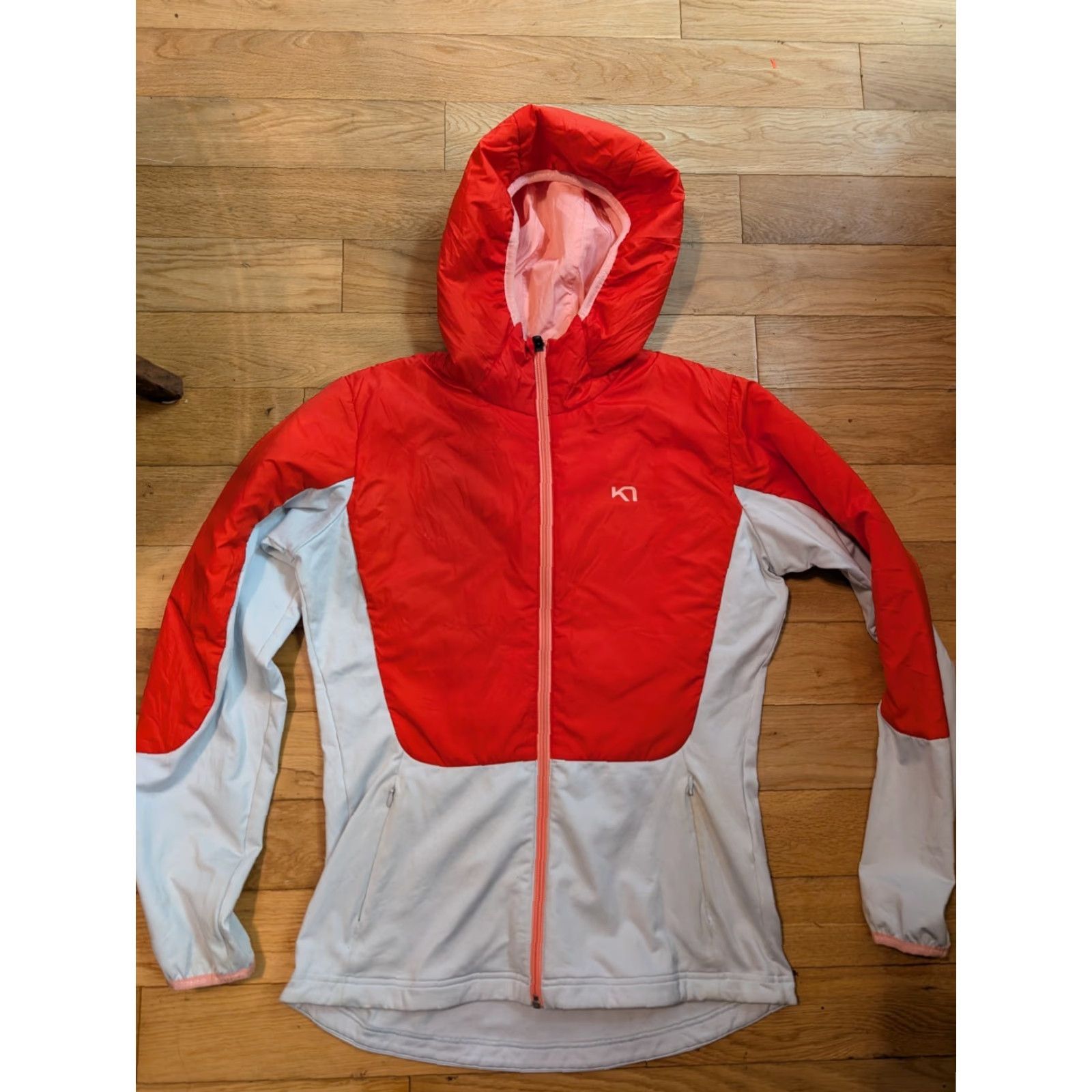 Vintage Kari Traa Eva Saane Hybrid Light Puffer Jacket Women M Pink Zip Full Zip Lightweight Water Resistant Casual Outdoor Size M / US 6-8 / IT 42-44 - 2 Thumbnail