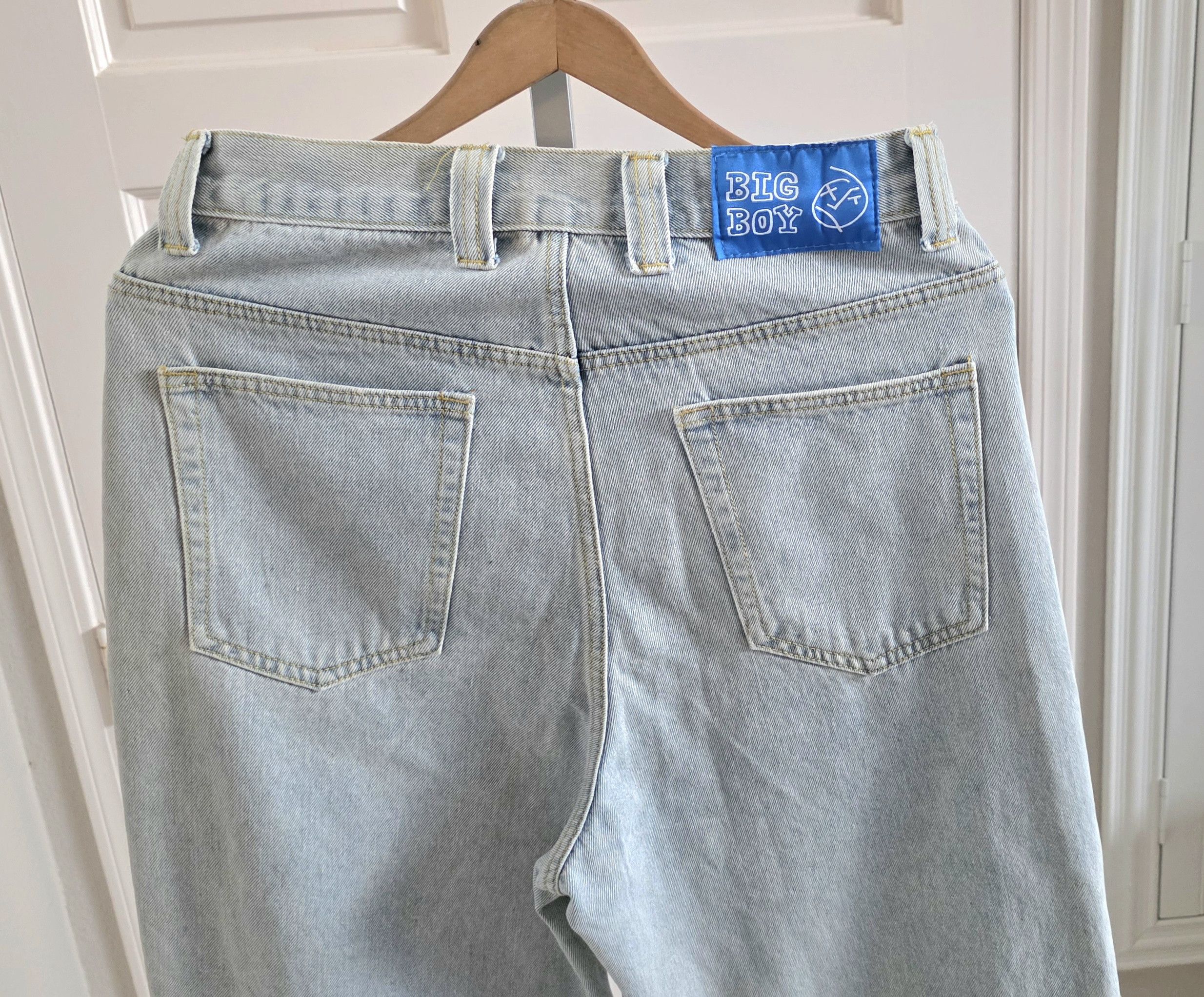 Polar Skate Co. Rare Polar Skate Company Big Boy baggy Blue denim jeans Size US 30 / EU 46 - 6 Thumbnail