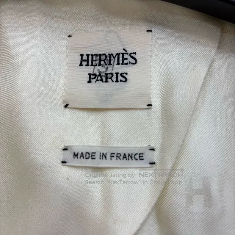 Hermes Hermes Beige Stand Collar Slim Fit Jacket Size S / US 4 / IT 40 - 4 Thumbnail