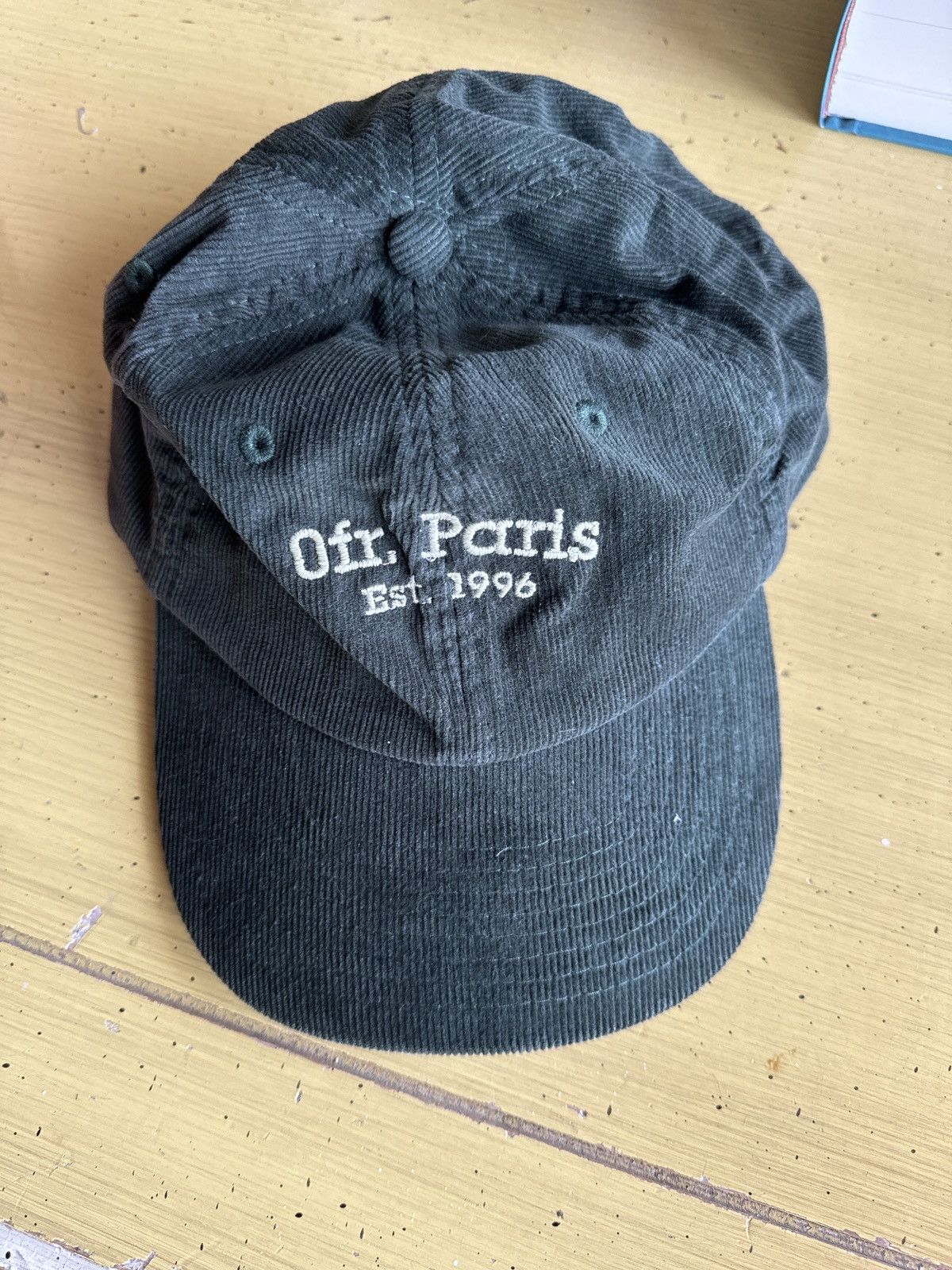 Vintage Vintage Paris Green corduroy hat Size ONE SIZE - 3 Thumbnail