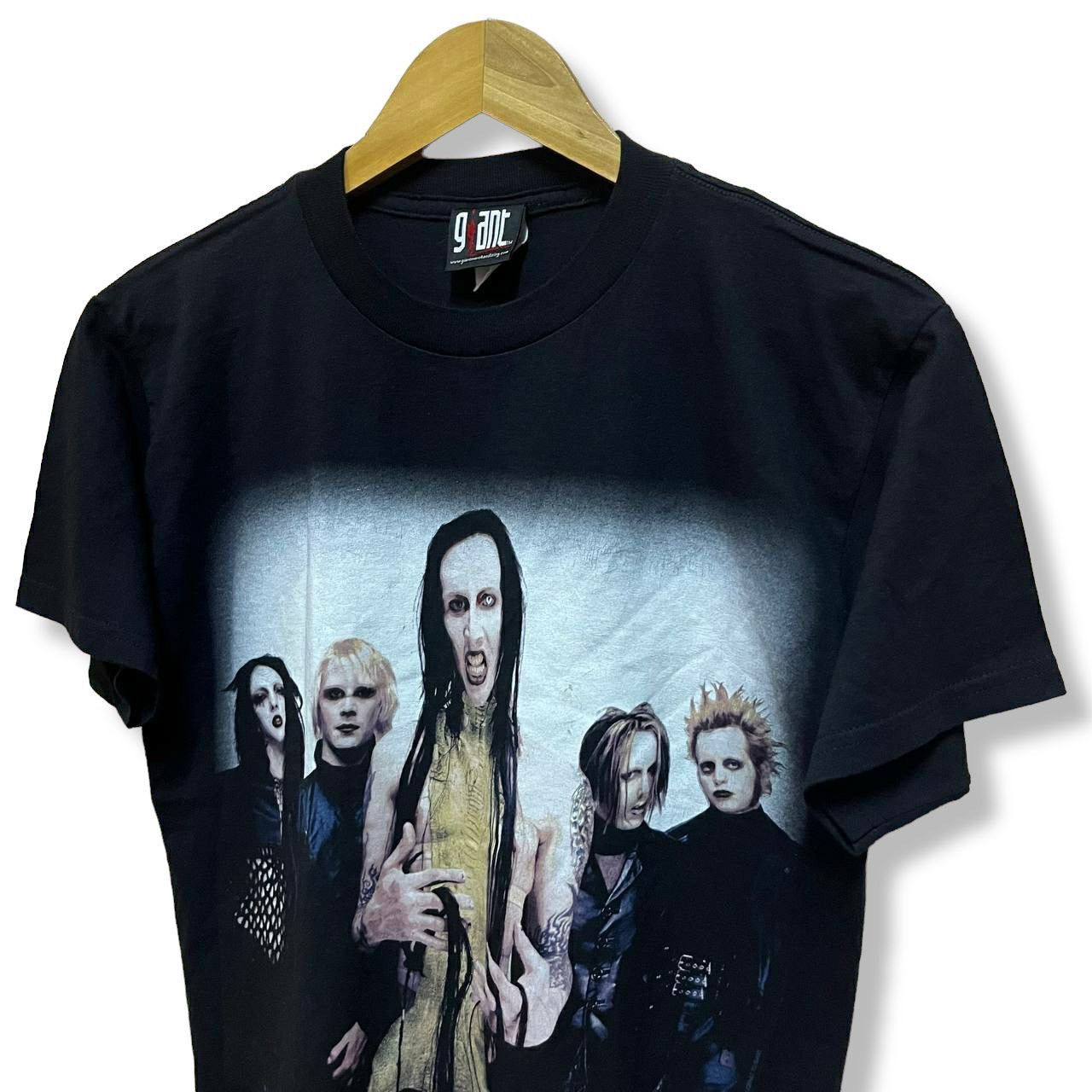 Band Tees × Marilyn Manson × Vintage Vintage Marilyn Manson Guns, God, And Government Tour Shirt Size US M / EU 48-50 / 2 - 3 Thumbnail