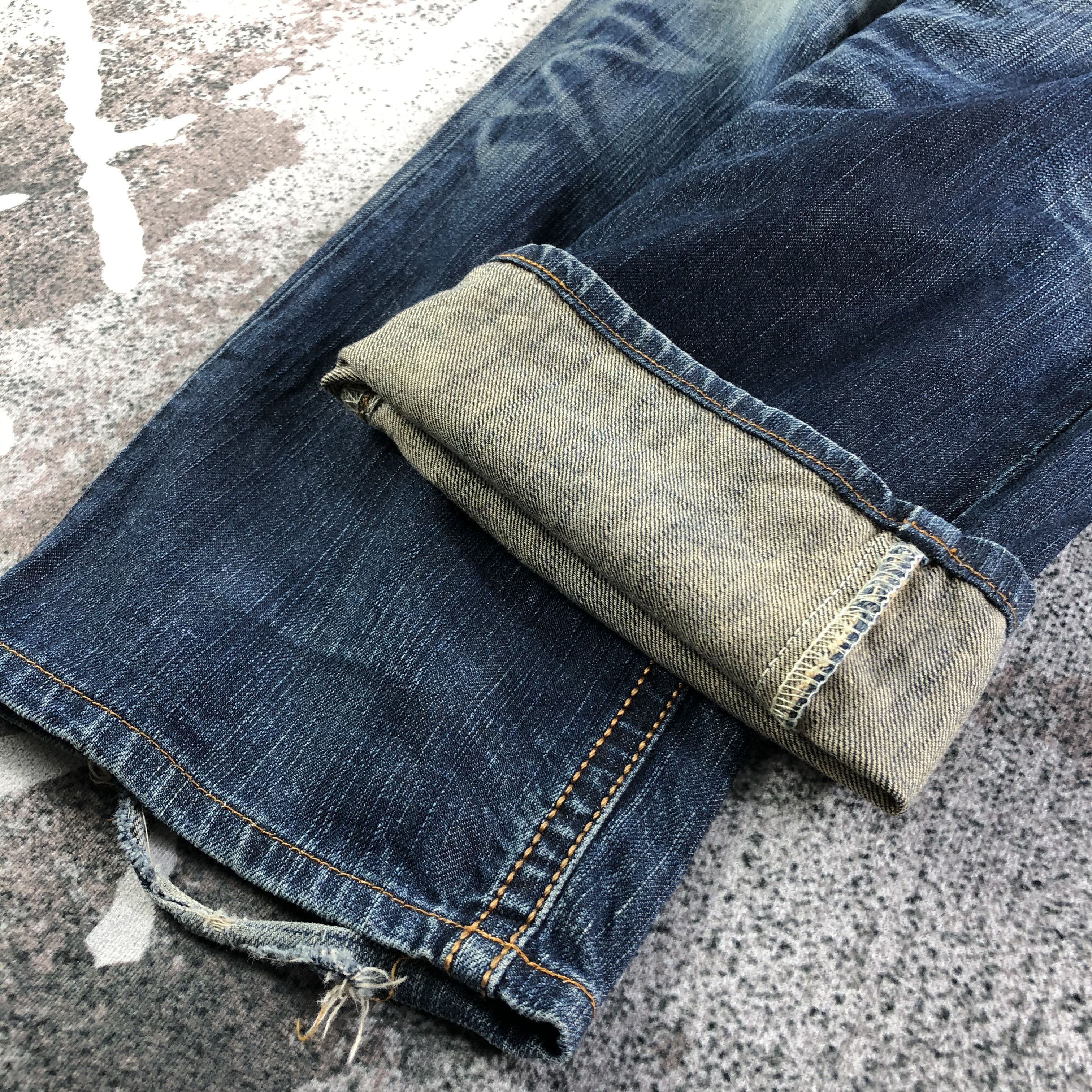 Edwin Vintage Edwin XV Jeans Faded Blue Denim KJ2331 Size US 30 / EU 46 - 7 Thumbnail