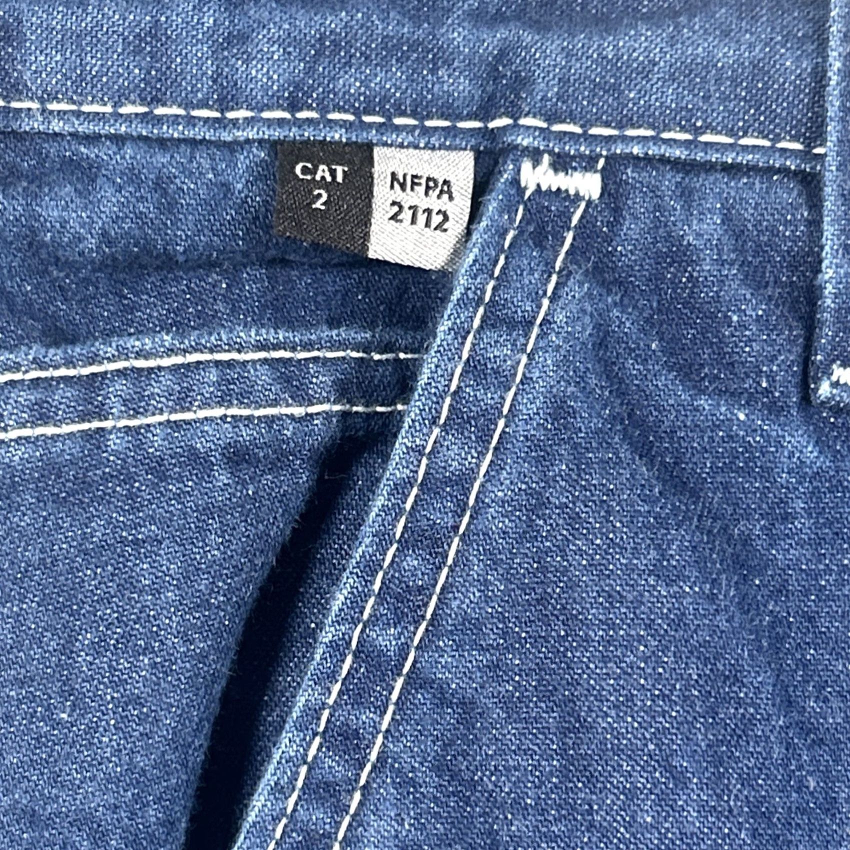 Carhartt Carhartt Mens Jeans Blue Denim Flame Resistant 100% Cotton Work 38x34 Size US 38 / EU 54 - 7 Thumbnail