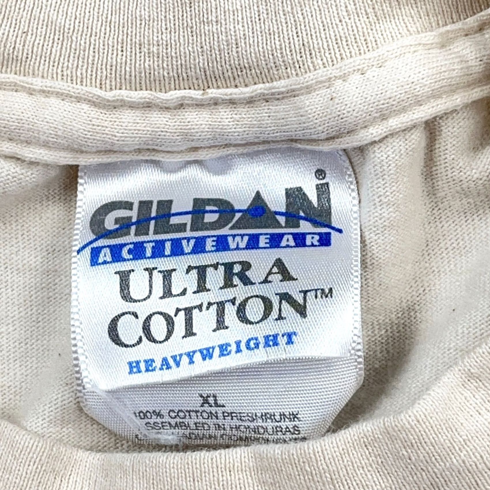 Gildan VINTAGE Aaron Tippin Shirt Men XL Cream Country Music Band Tee Tour Y2K 2000s Size US XL / EU 56 / 4 - 6 Thumbnail