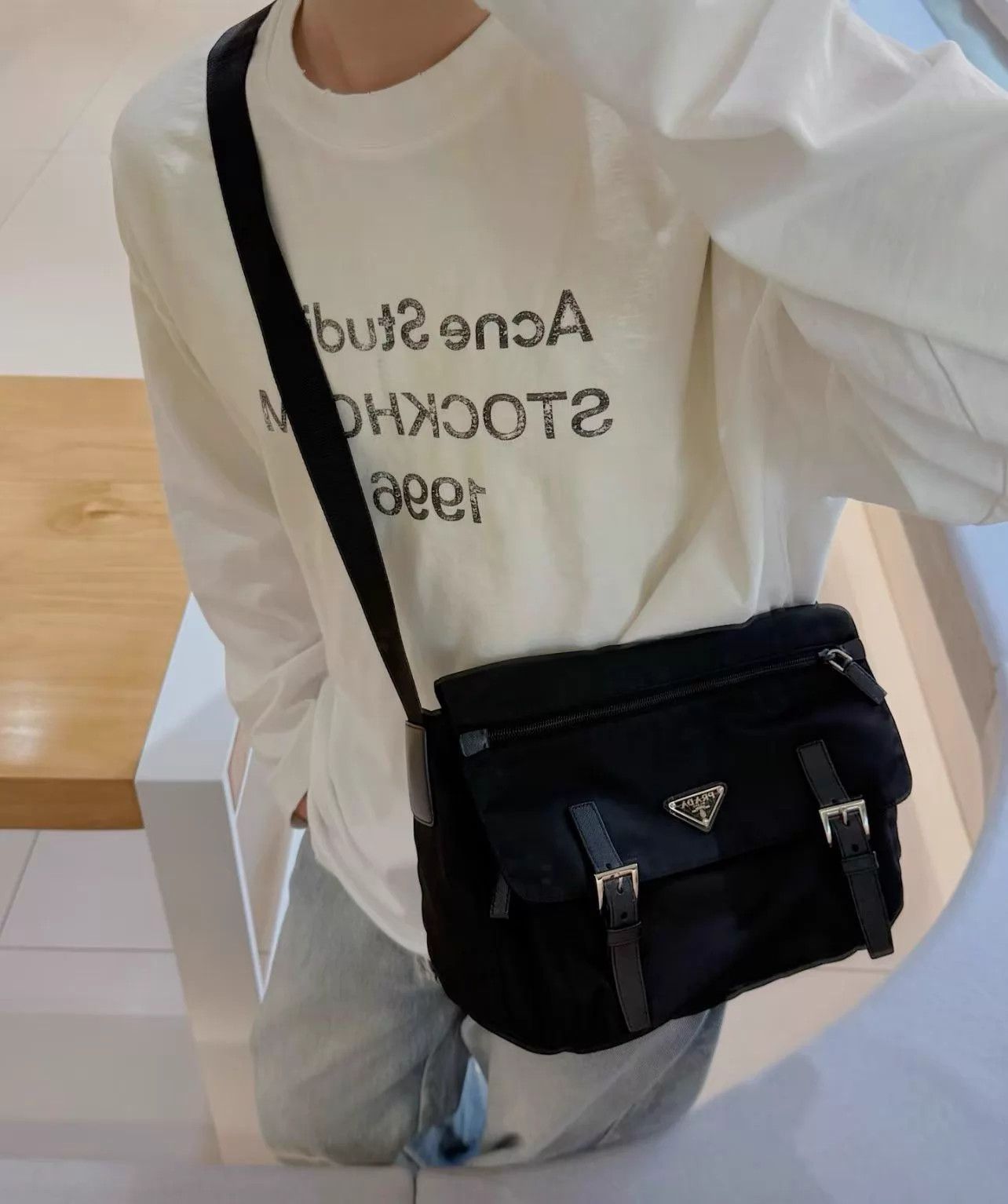 Prada PRADA Shoulder & Crossbody Bag Like New 30x24x11 AH159 Size ONE SIZE - 9 Thumbnail