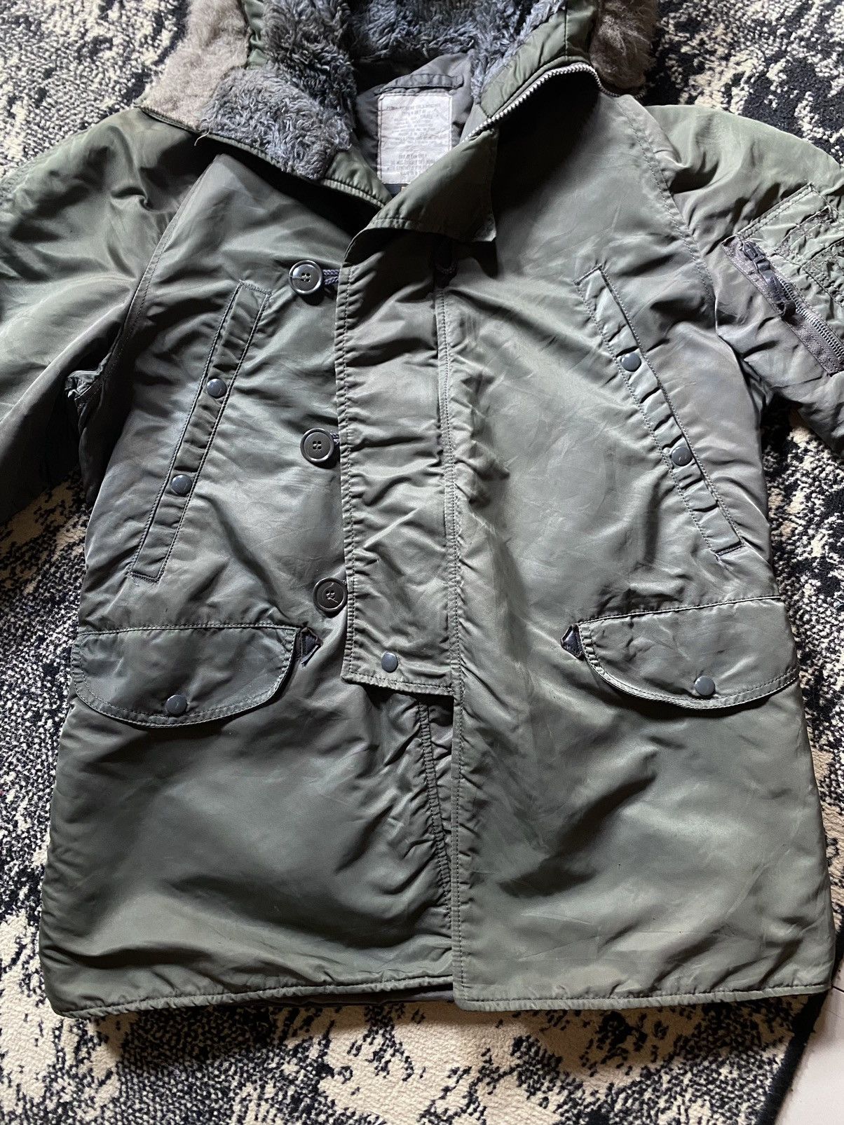 Alpha Industries Faded Alpha industries fur parkas jacket Size US S / EU 44-46 / 1 - 3 Thumbnail