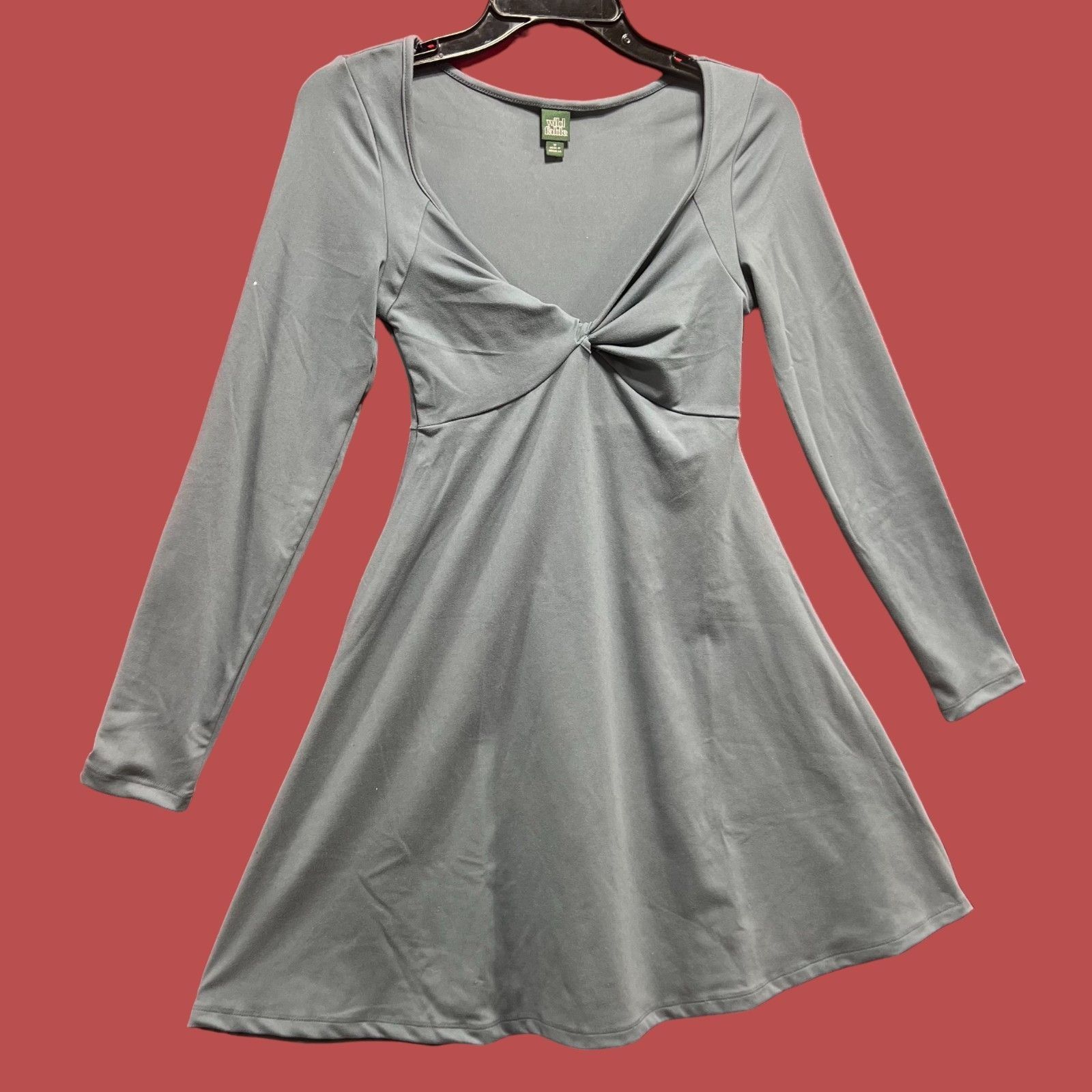 Other Wild Fable - Women's Long Sleeve Twist - Front Mini Knit Ska Size M / US 6-8 / IT 42-44 - 13 Thumbnail