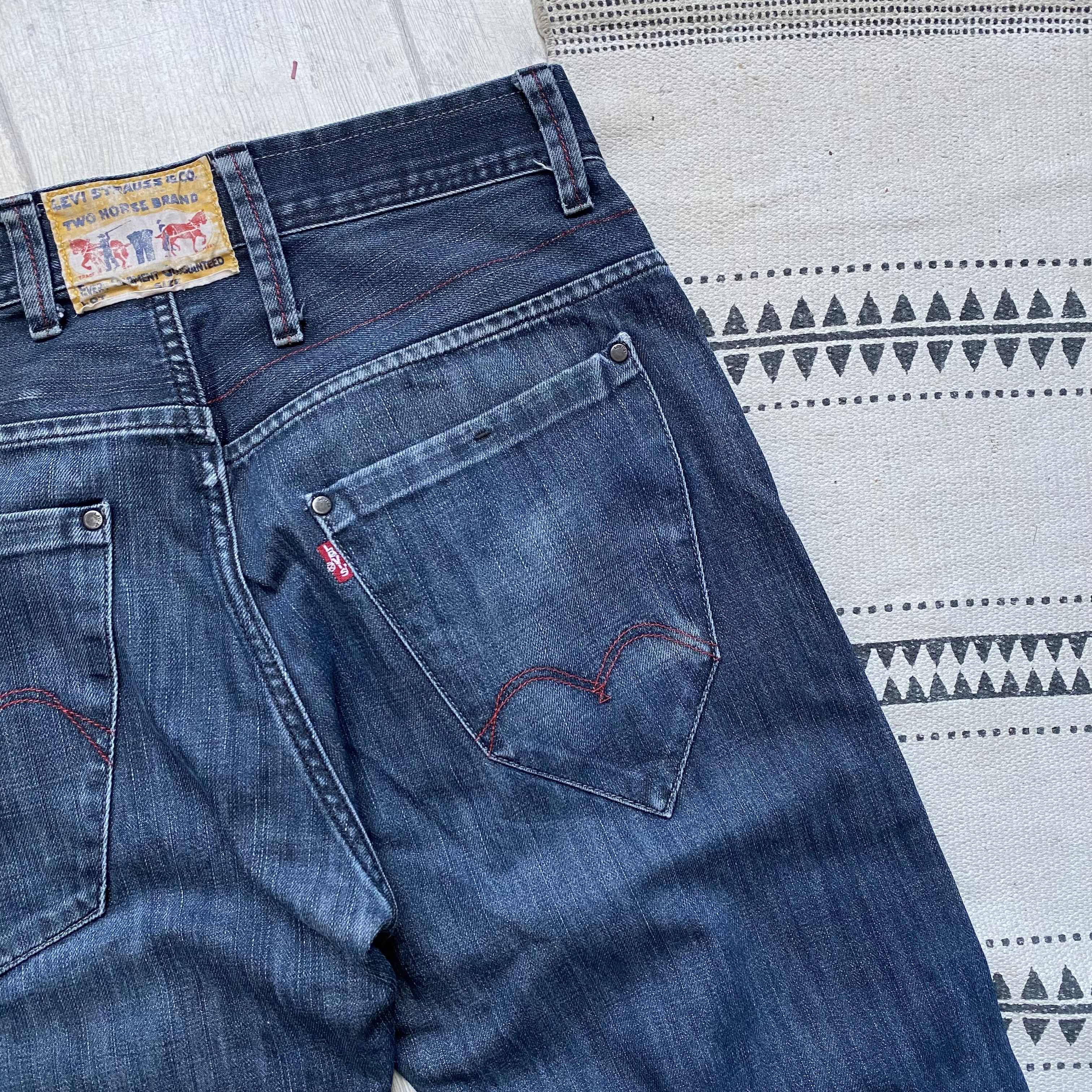 Levi's Vintage Clothing 👖 Vintage Faded Levis jeans denim pants Engineered Size US 34 / EU 50 - 9 Thumbnail