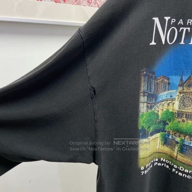 Balenciaga Balenciaga Black and Gray Top Size US XS / EU 42 / 0 - 4 Thumbnail
