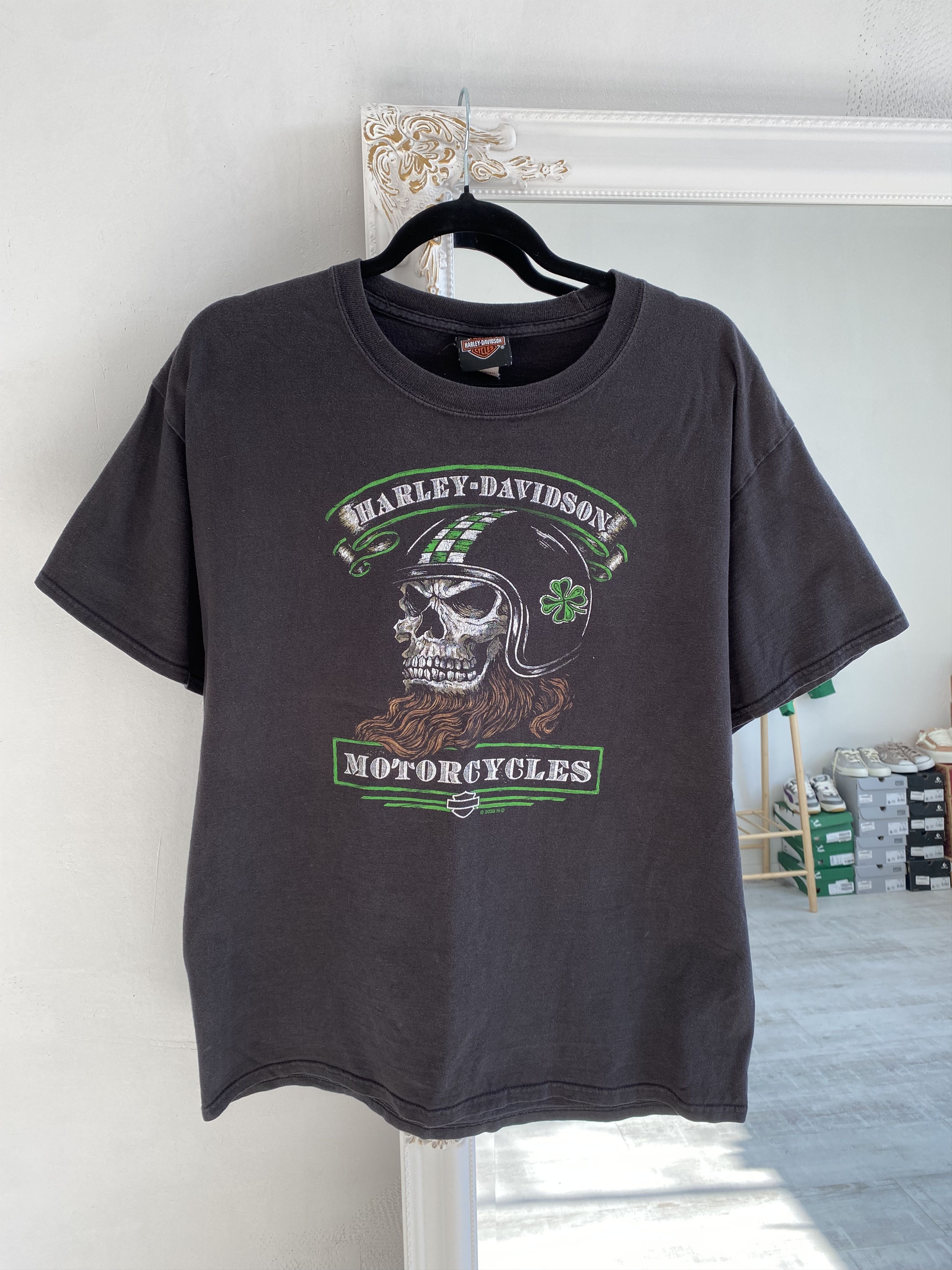 Harley Davidson Harley Davidson Switzerland Washed Black Tee T Shirt Size US L / EU 52-54 / 3 - 1 Thumbnail