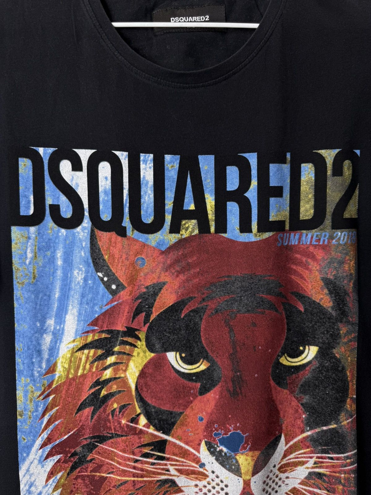 Dsquared2 Vintage Dsquared2 Orange Scouting T Shirt Luxury Size US XXL / EU 58 / 5 - 2 Thumbnail